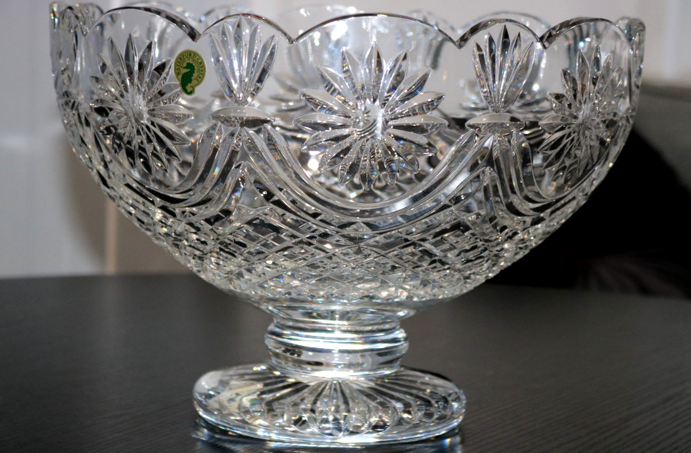 Waterford Designer Studio Poinsette Garlund Punch Centerpiece Bowl LE 11/250 NIB