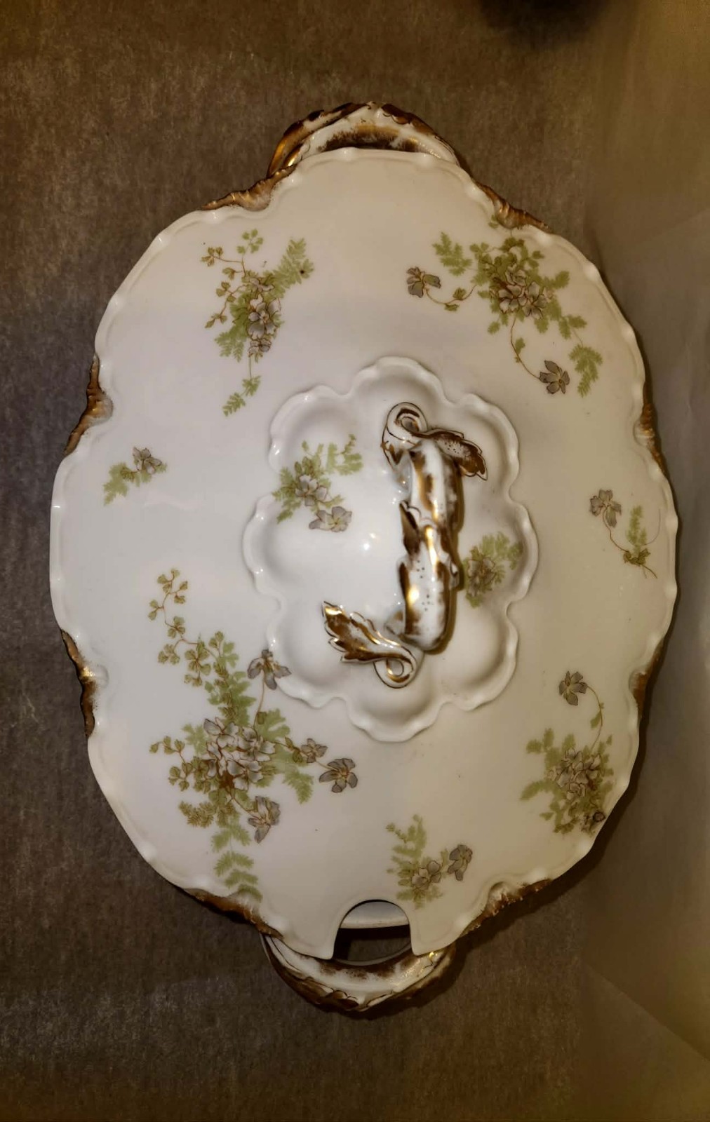 Haviland Limoges Montebello Covered Vegetable Dish France, 1890s Vintage Collect