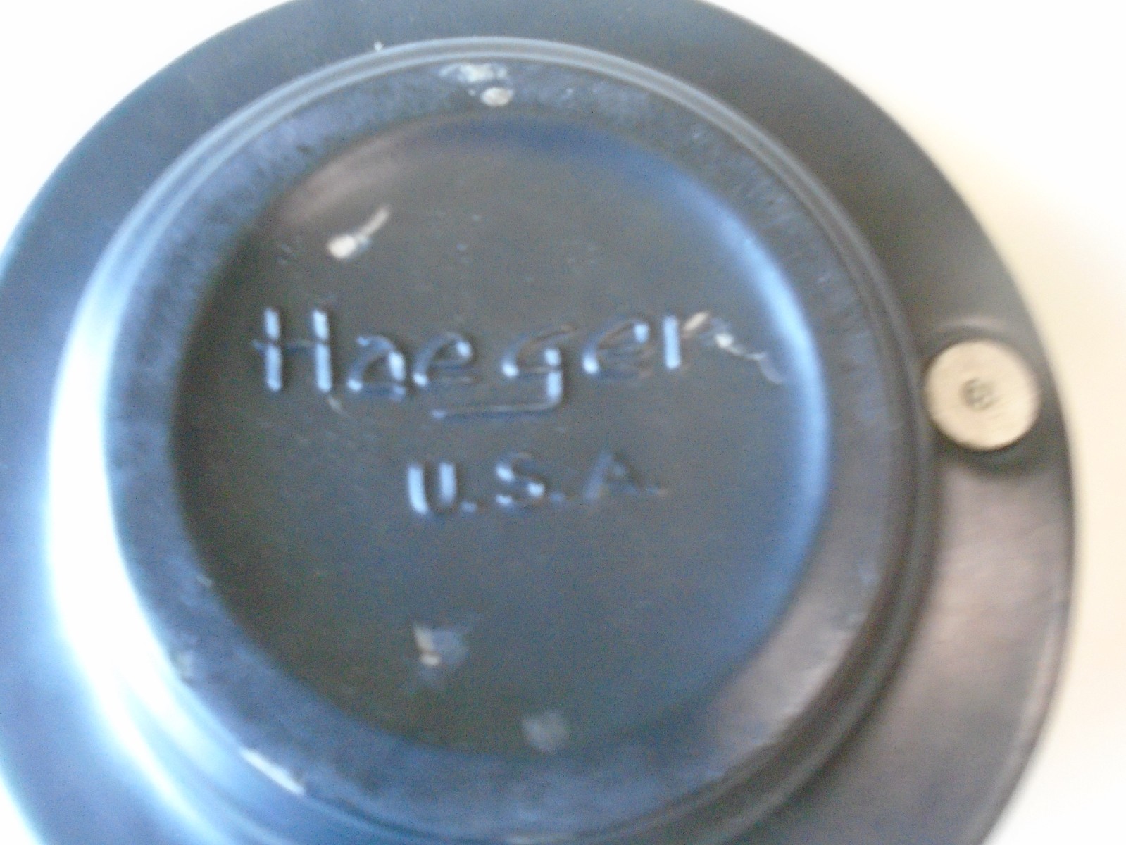 FTD Florist Vintage ash tray pen holder 60 years haeger usa black