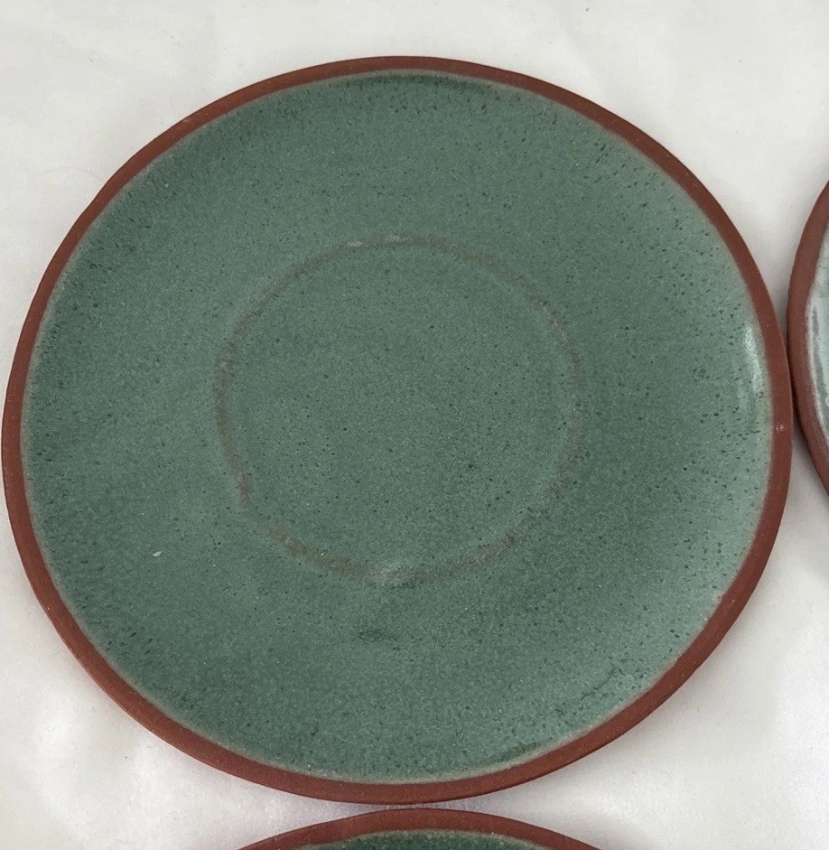 Beatrice Albert for Albert Of Georgia Southern Harvest Pottery Set Of 4 Saucers