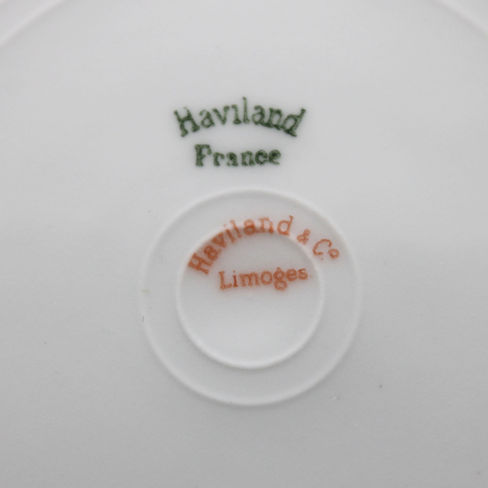 Haviland Limoges Princess Coupe Bread Plates Set, Antique Schleiger 57B, 6 1/4″