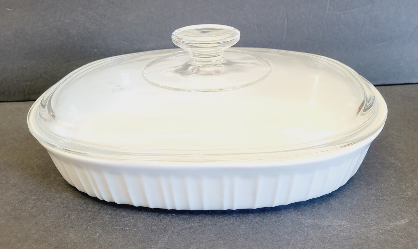 Corning Ware French White 6 Piece Set EXC