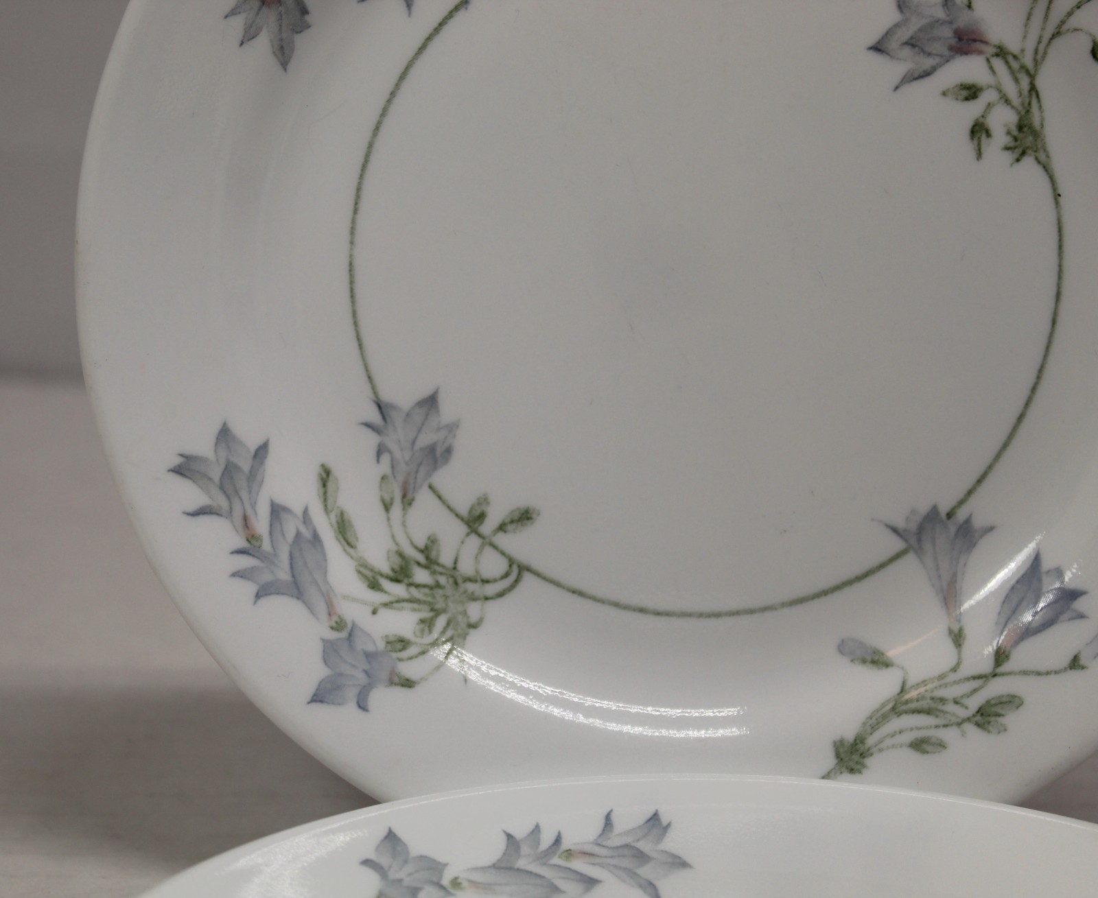 Set of 4 Corelle Blue Dusk Bread & Butter Dessert Plates