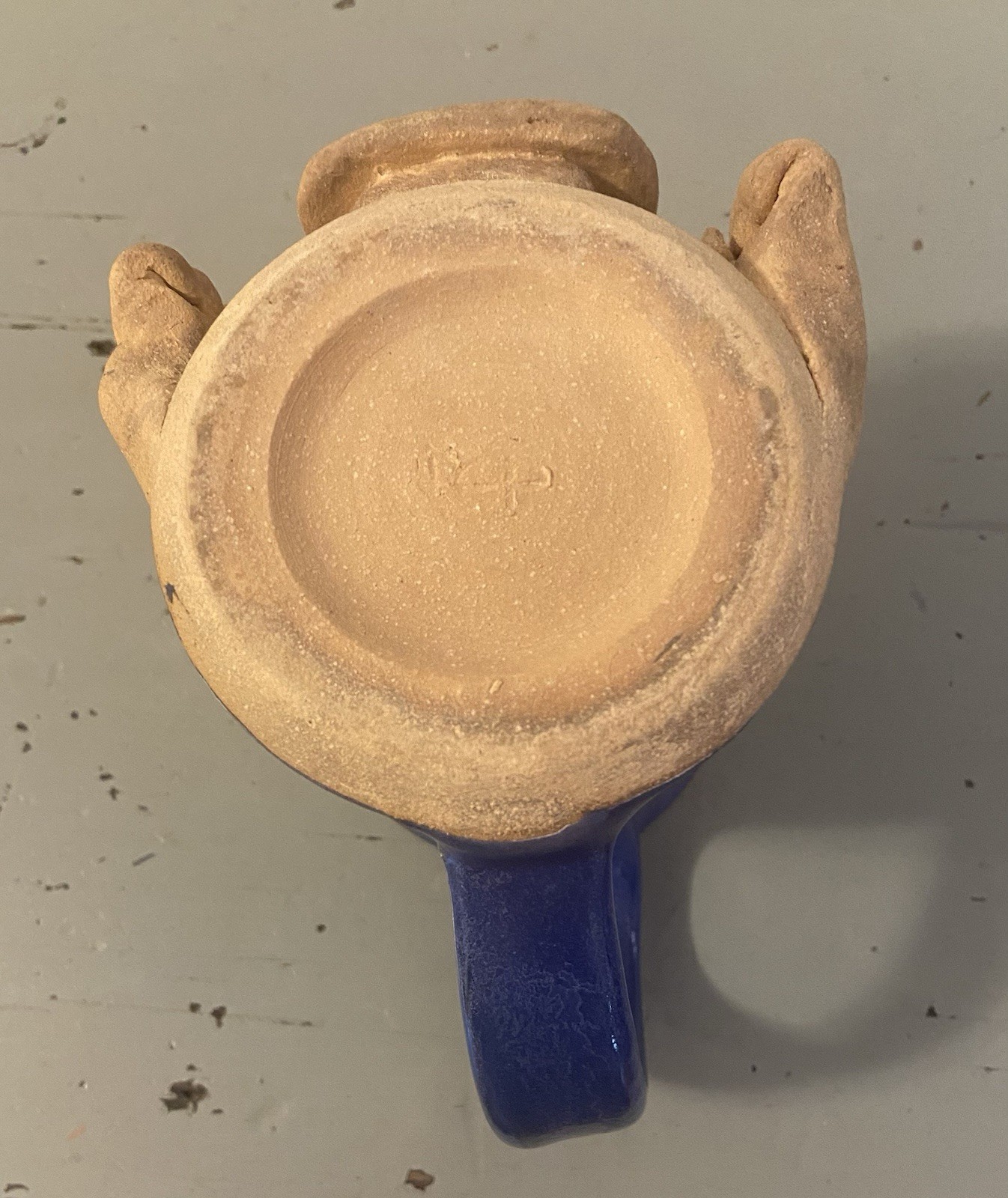Funny Face Mug Handmade Stoneware 12 oz “MugShotsByDennis”