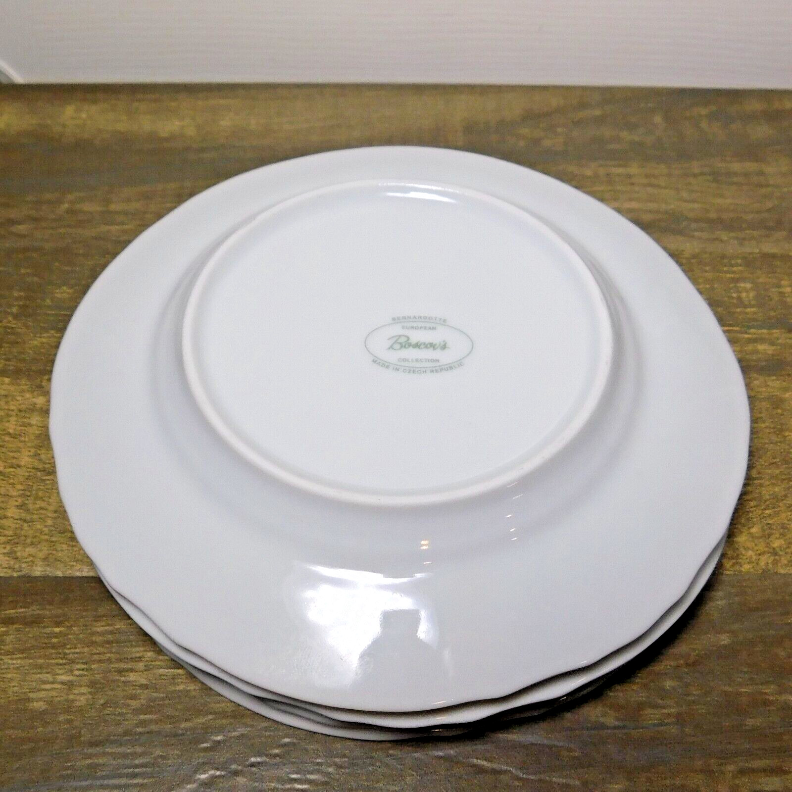 Bernardotte Ivory BOSCOV’S European Collection Czech 6.75″ BREAD PLATE Lot 4