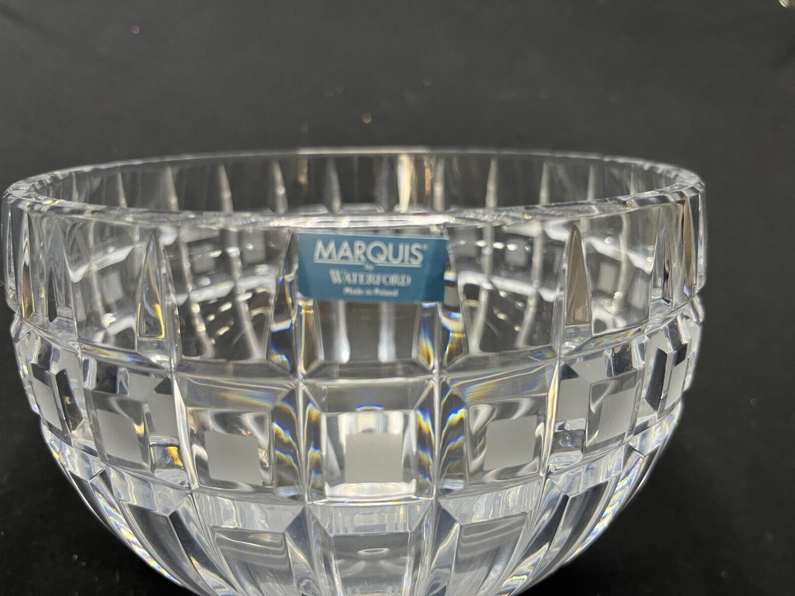 Waterford Marquis 8″ Bowl – Quadrata – Lead Crystal