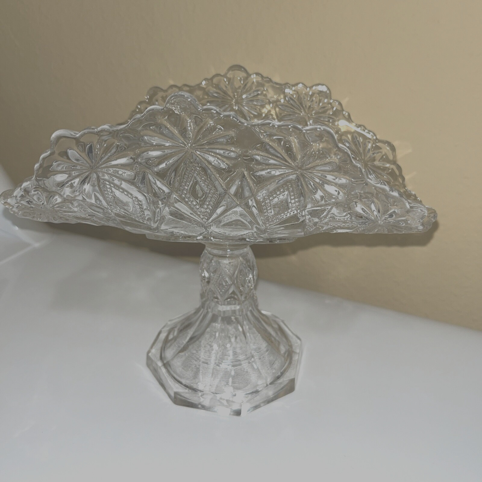 EAPG U. S. GLASS CO~BLAZING PINWHEELS~VICTOR aka SHOSONE~BANANA FRUIT STAND~U