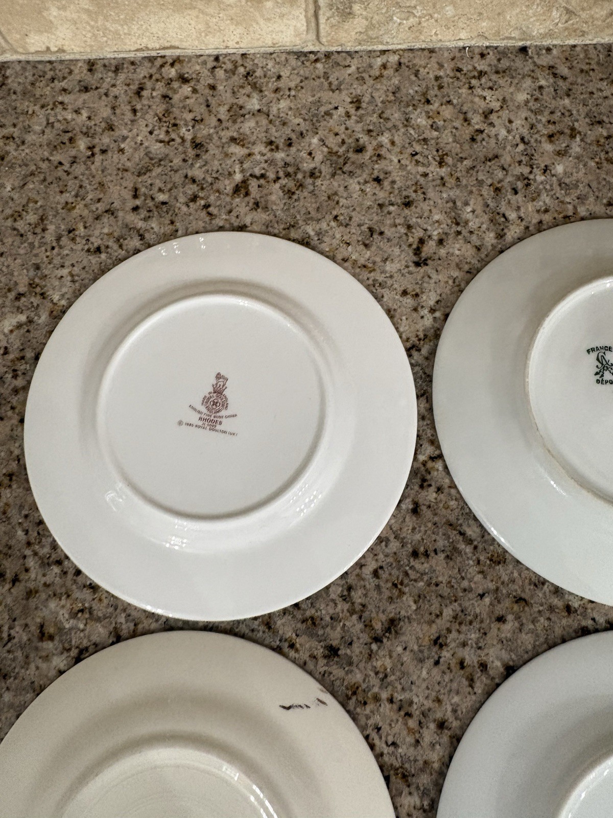 Mismatched Vintage China Dessert Salad Plates Floral Wedding Showers Party E58