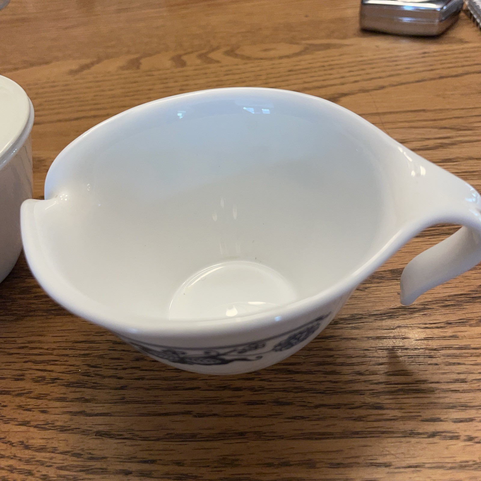 VTG Corelle by Corning Creamer & Sugar w/Lid Old Town Blue Onion 1970’s USA