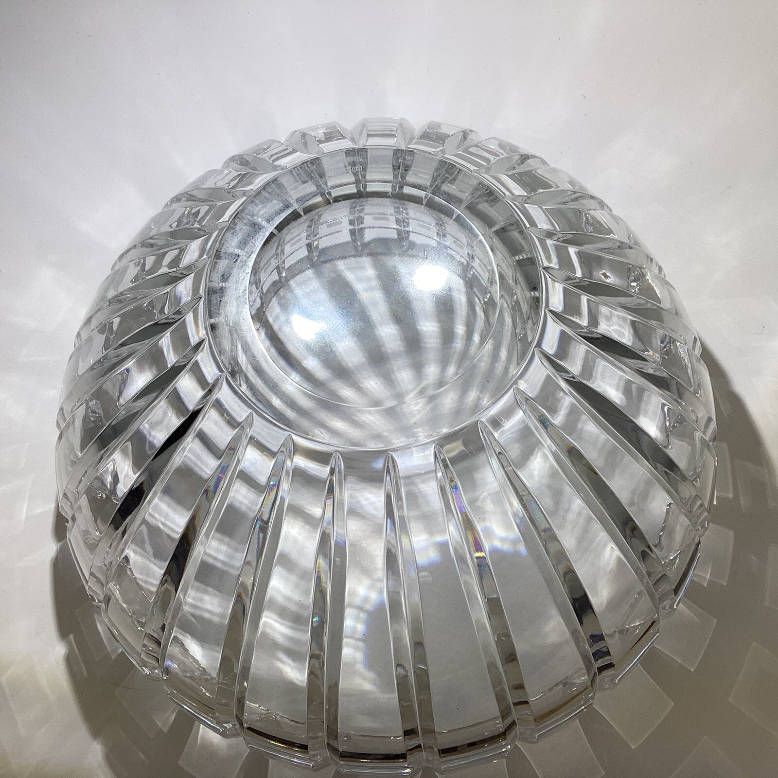 VTG Marquis by WATERFORD QUADRATA lead crystal bowl with box signed