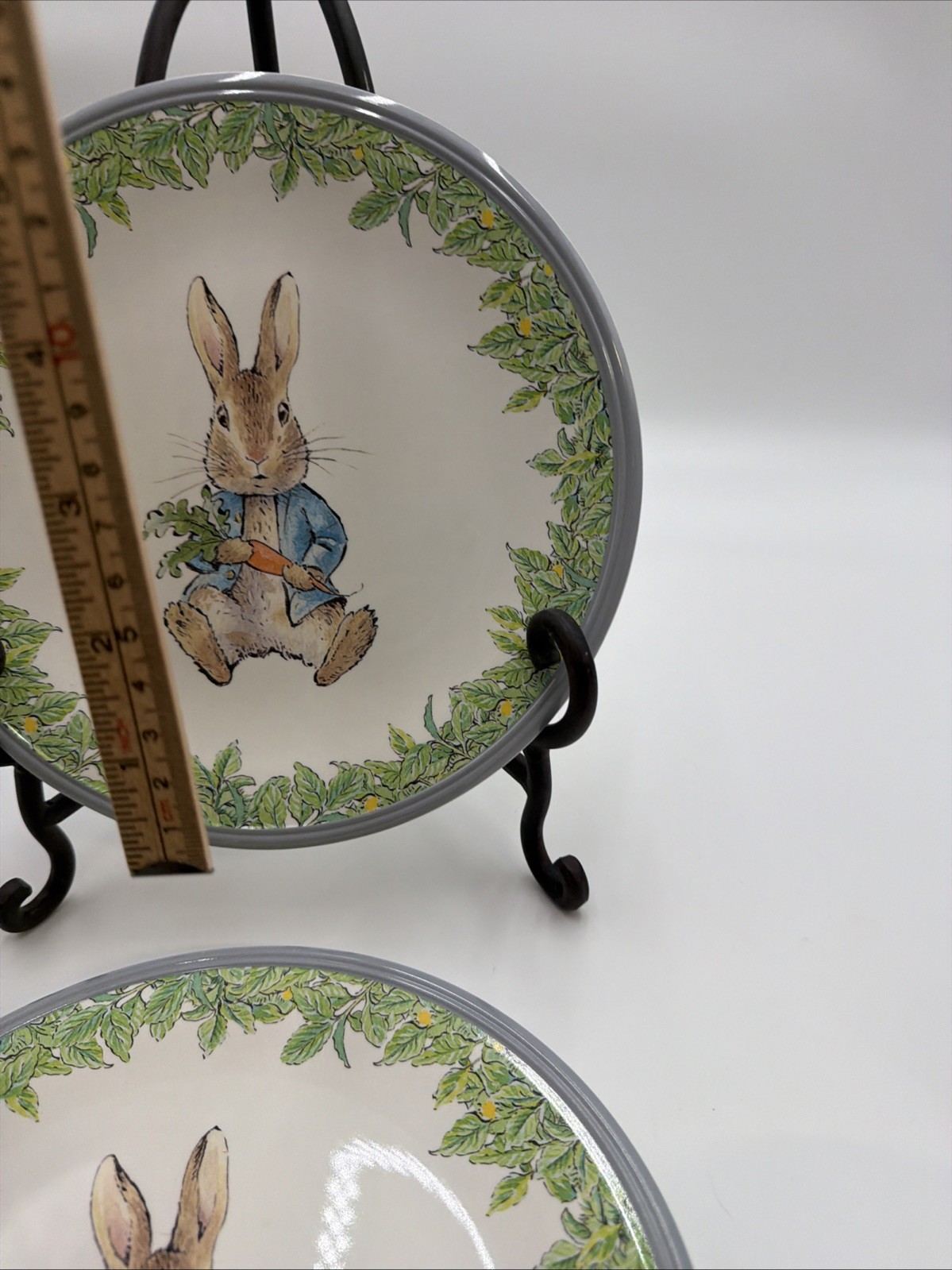 Williams Sonoma Beatrix Potter Easter Peter Rabbit 2 Piece Plate 1 Bowl 1 Cup