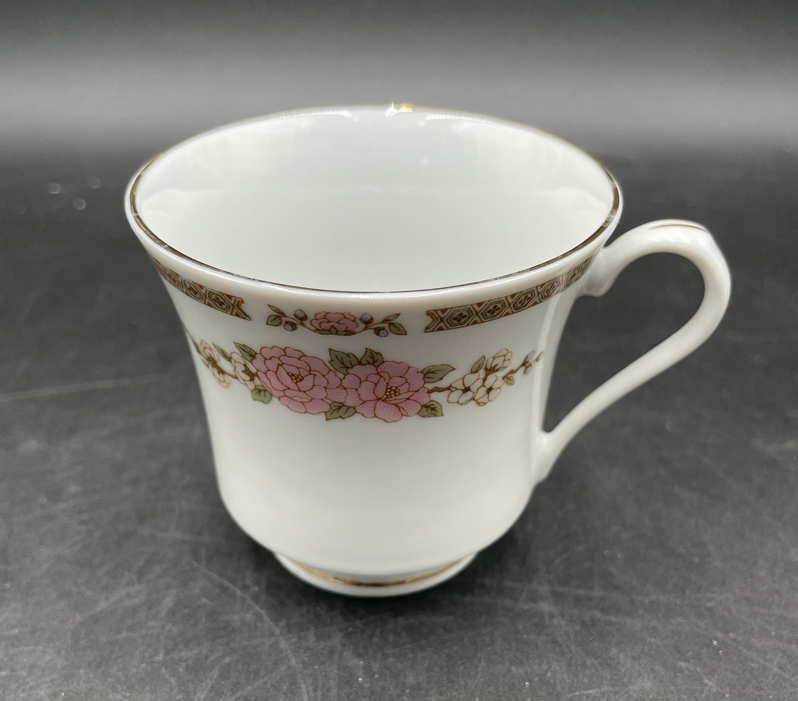 Fairfield Fine China Floral Mist Teacups With Gold Trim – Set Of 6 !!!