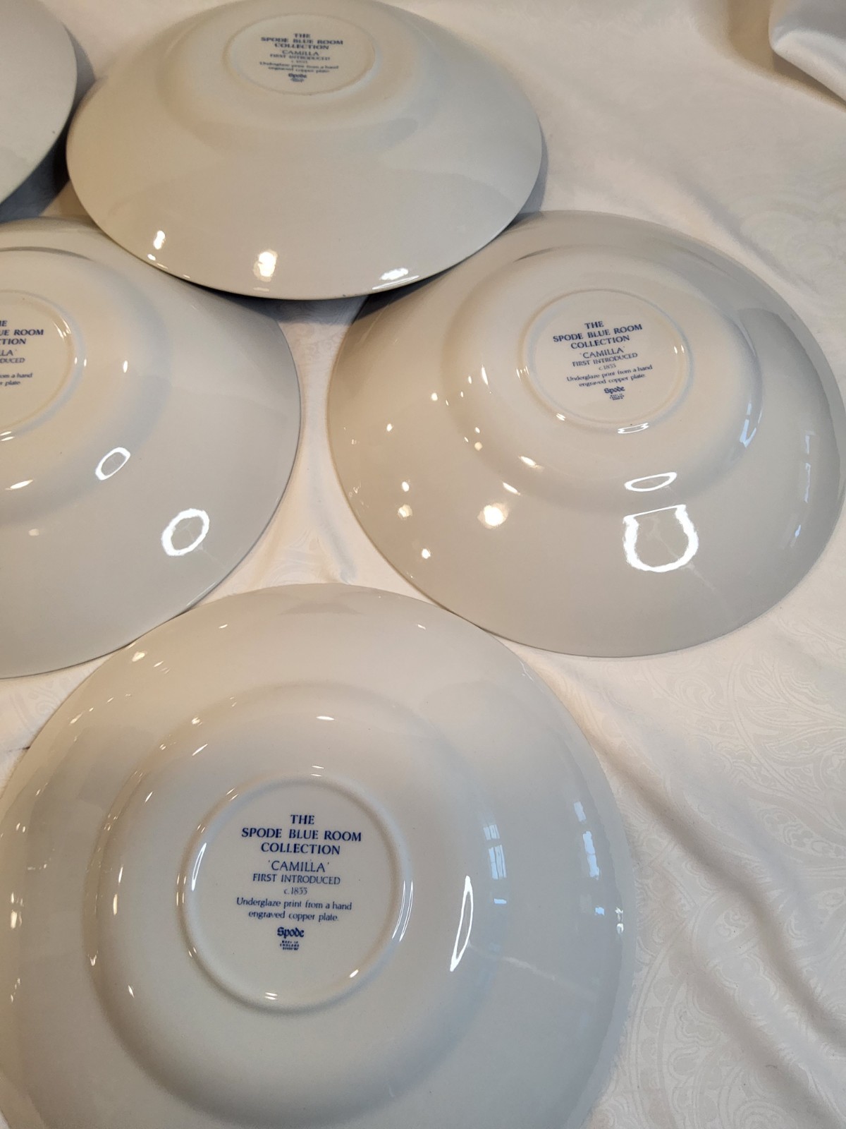 Spode Vintage Copeland Camilla Large Soup Cup and Saucer – 2 Piece Set.