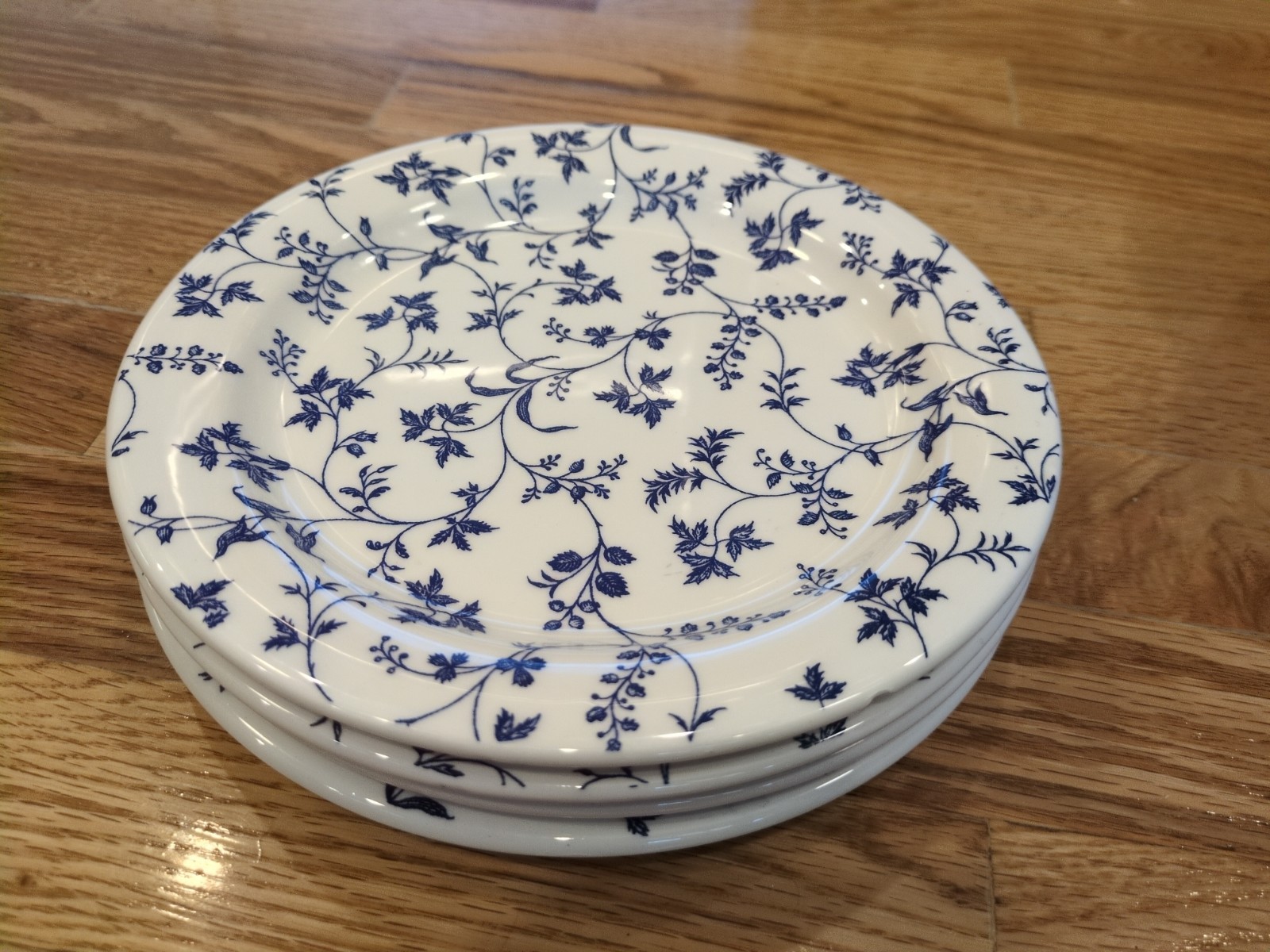 (4) Windsor & Browne Salad Plates 7-3/4″ Quadrifoglio Made in Italy Floral READ