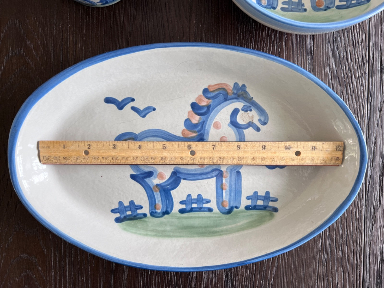 Lovely Collection of Mary Alice Hadley Stoneware, Country Scene, 41 Pieces