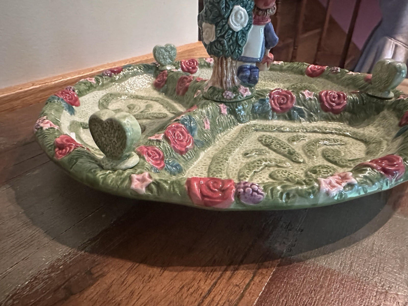 Alice In Wonderland Vintage Fitz & Floyd Serving Platter Tray Dish Ceramic Plate