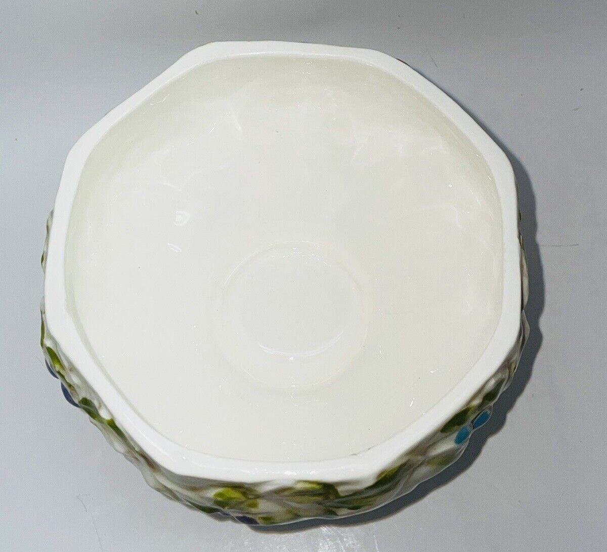 LEFTON’S Lidded Embossed Grapevines Pedestal Candy Dish VTG #3030 7.5” Tall