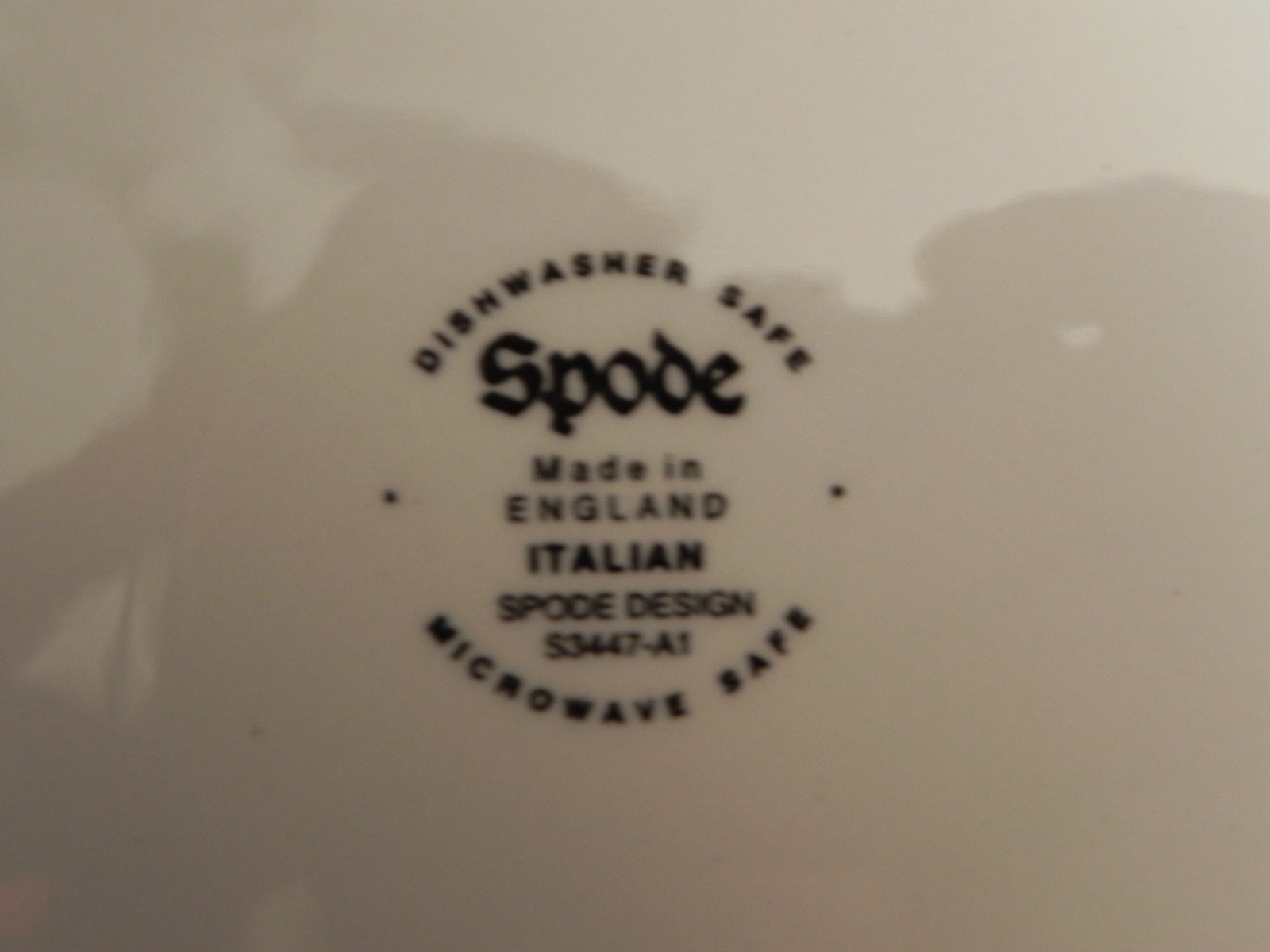 Spode Blue Italian – 6 1/4″ Bread and Butter Plate – Modern Era – Mint