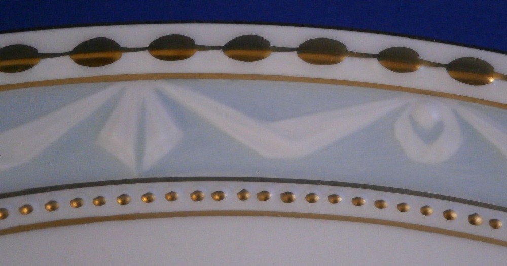 Superb 20thC KPM Berlin Porcelain Kurland 74 Gourmet Plate German Germany