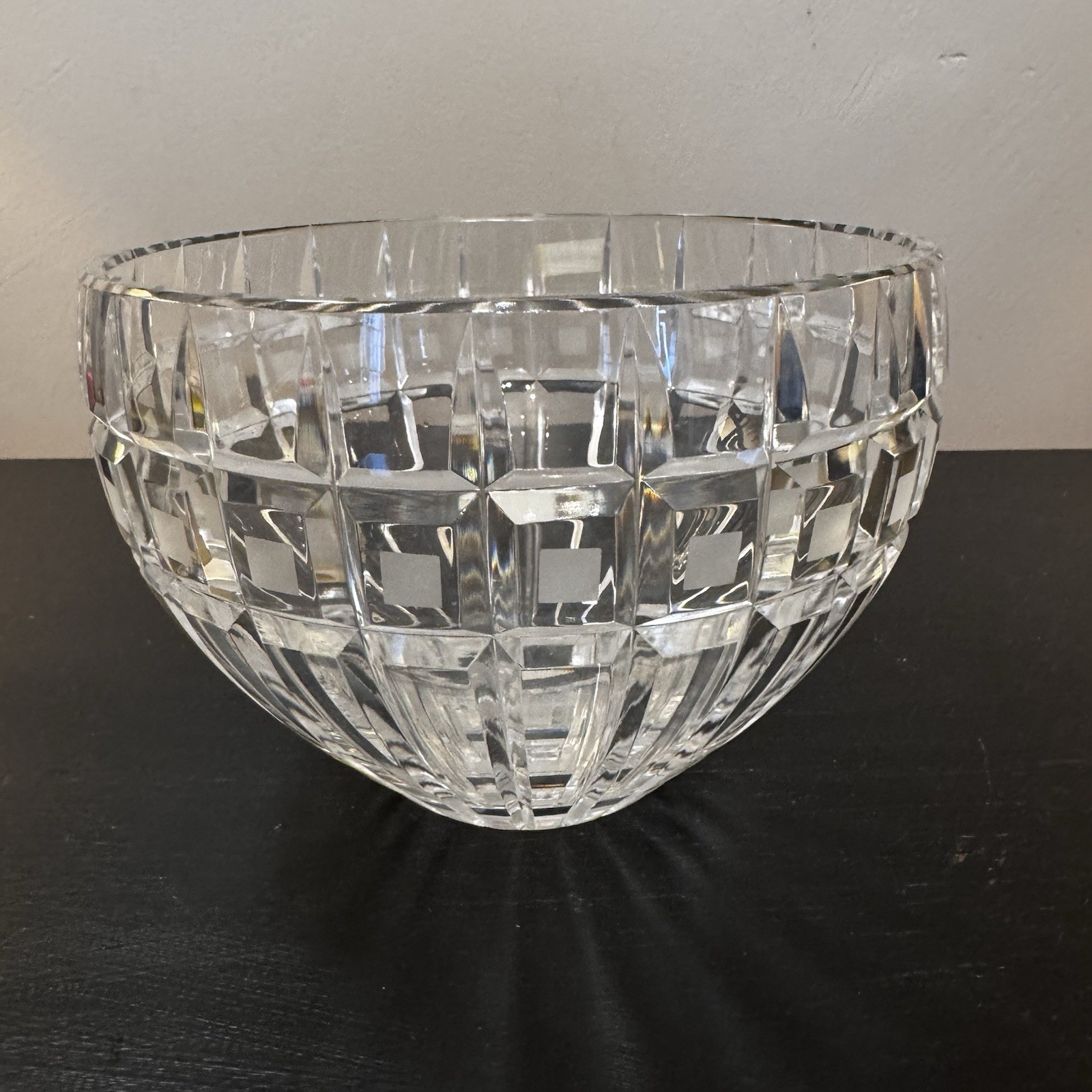 Waterford Marquis QUADRATA 7.5″ Cut Crystal Bowl w/ Box (Wrong Box)