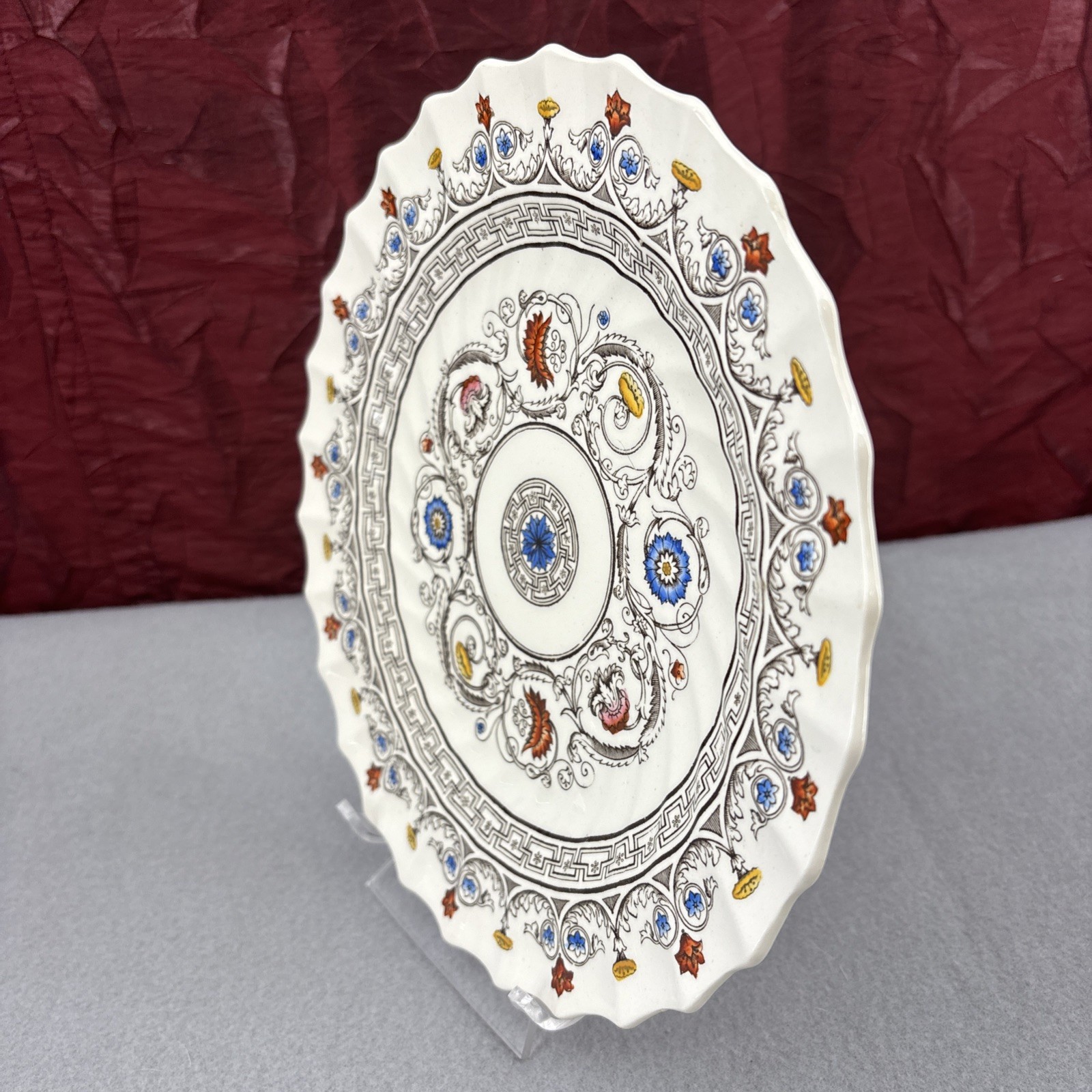Copeland Spode Florence 8” Salad Plate Earthenware Made In England GUC one plate