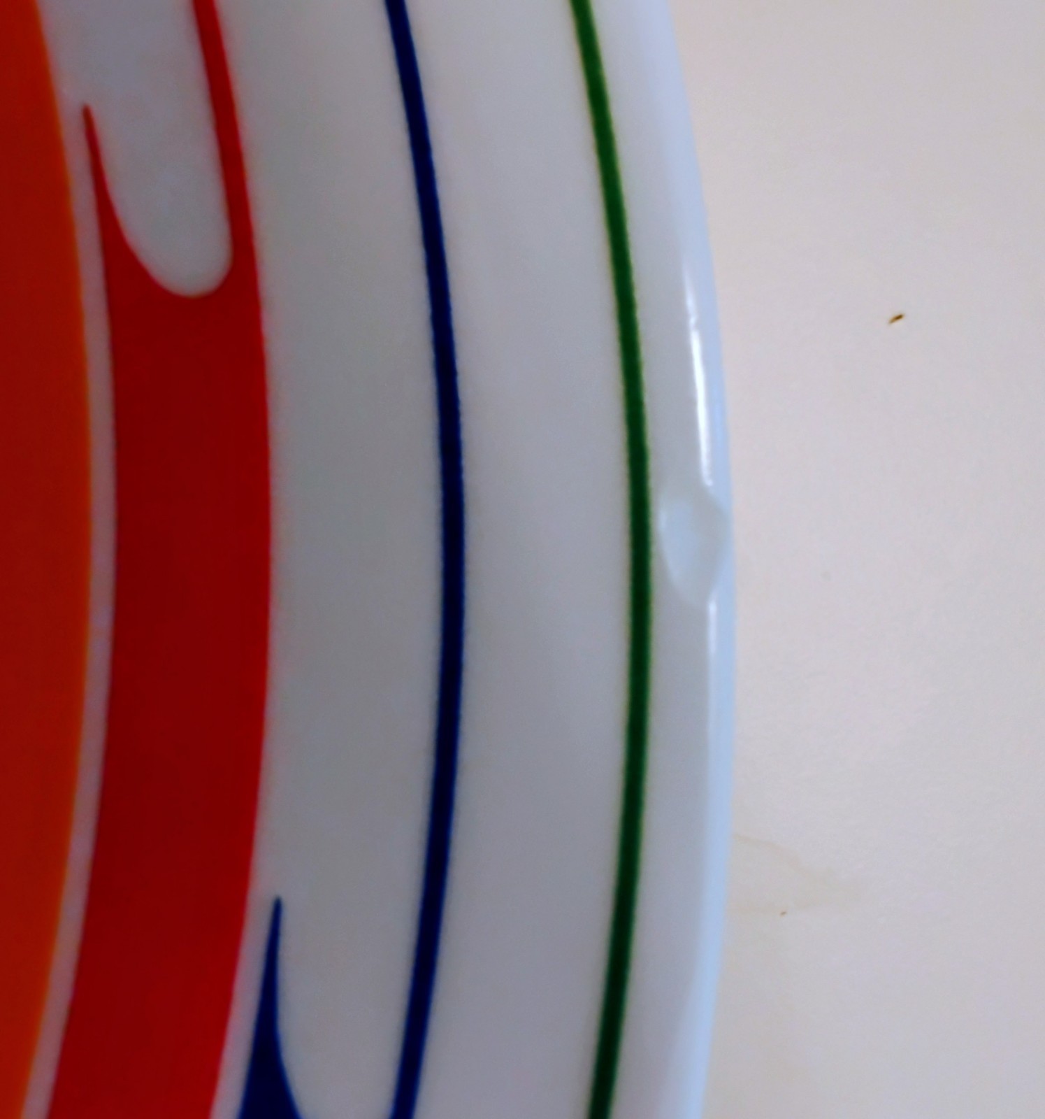 Studio Nova HI Fi Primary Gallery 4 Dinner Plates 10.5 Inch. Good Used Condition