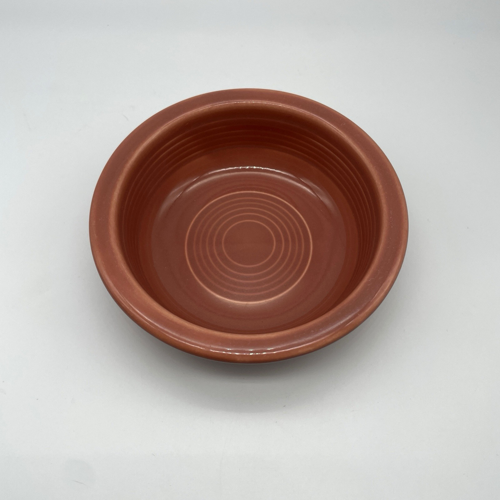 Vtg Fiestaware Rose Nappy Bowl Fruit Sauce 4.75″ Homer Laughlin 1950-1959