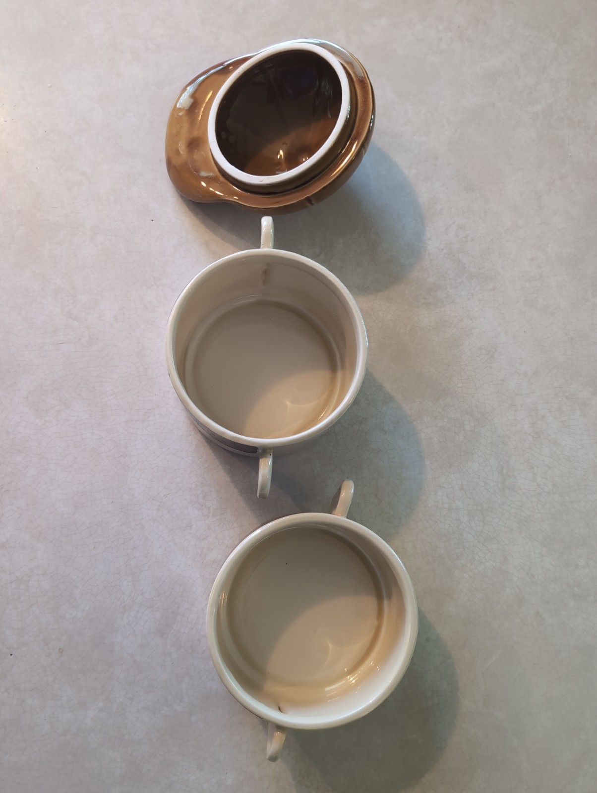 Vintage Soupers Retro Soup Bowls Home Decor Kitchen Collectable
