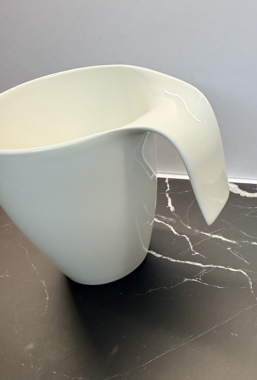 Villeroy & Boch Flow Series Coffee Mug 11.5 oz Prem White Porcelain German 1748