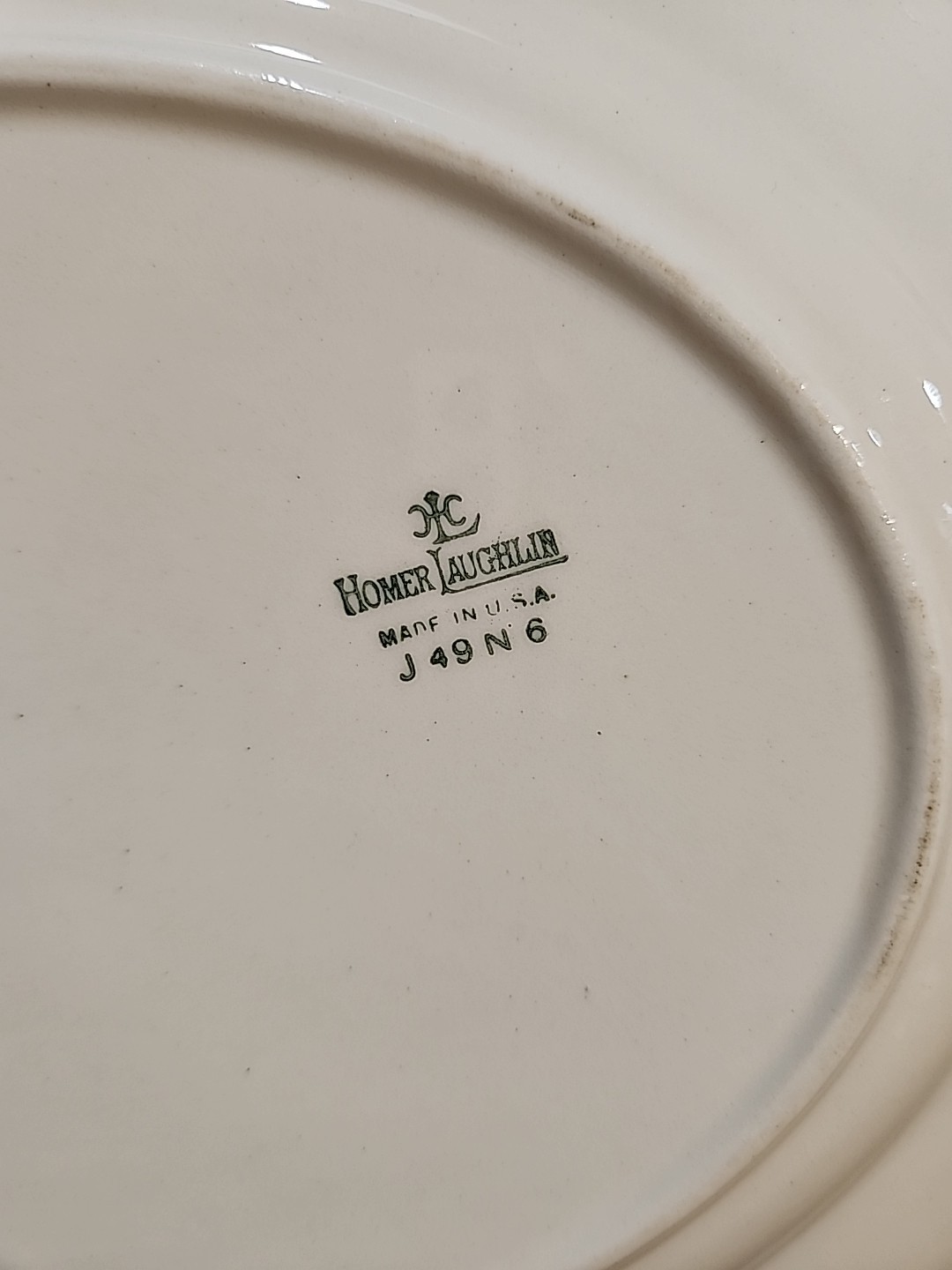 homer laughlin virginia rose Sprintime 11 3/4 Approx inch Platter 1950 Vintage