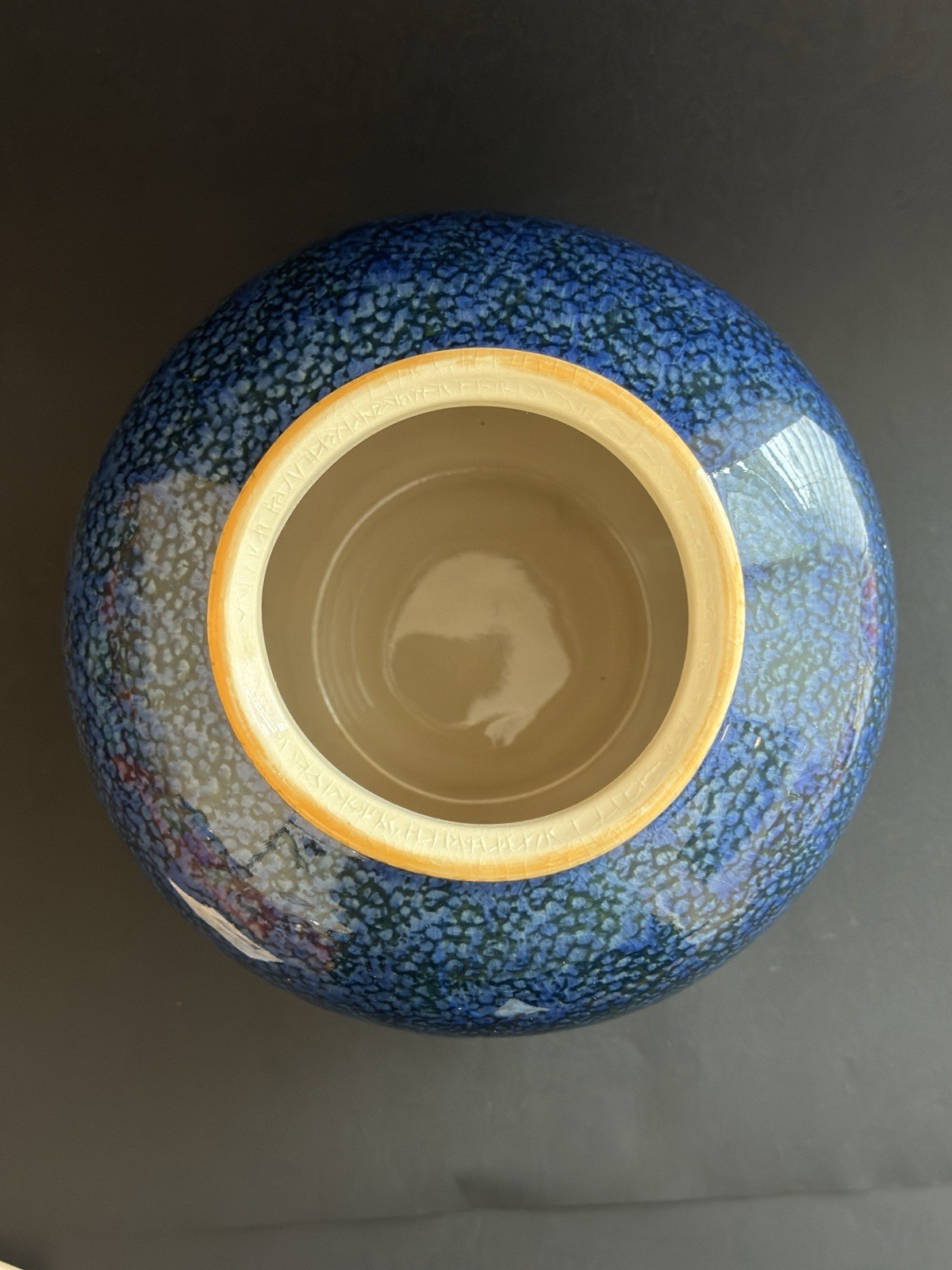 Winterthur Stoneware Blue Jar