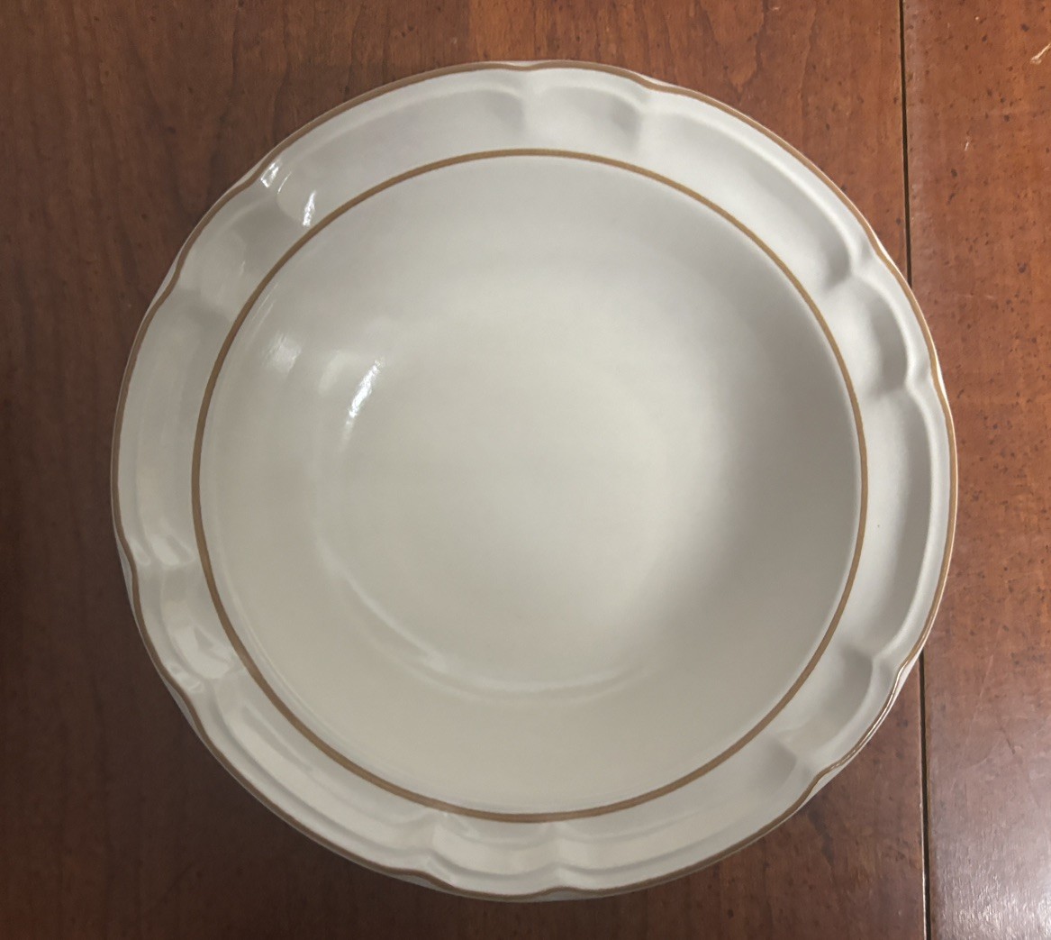 Vintage Four-Piece Set Cordella Collection Stoneware Floral Japan