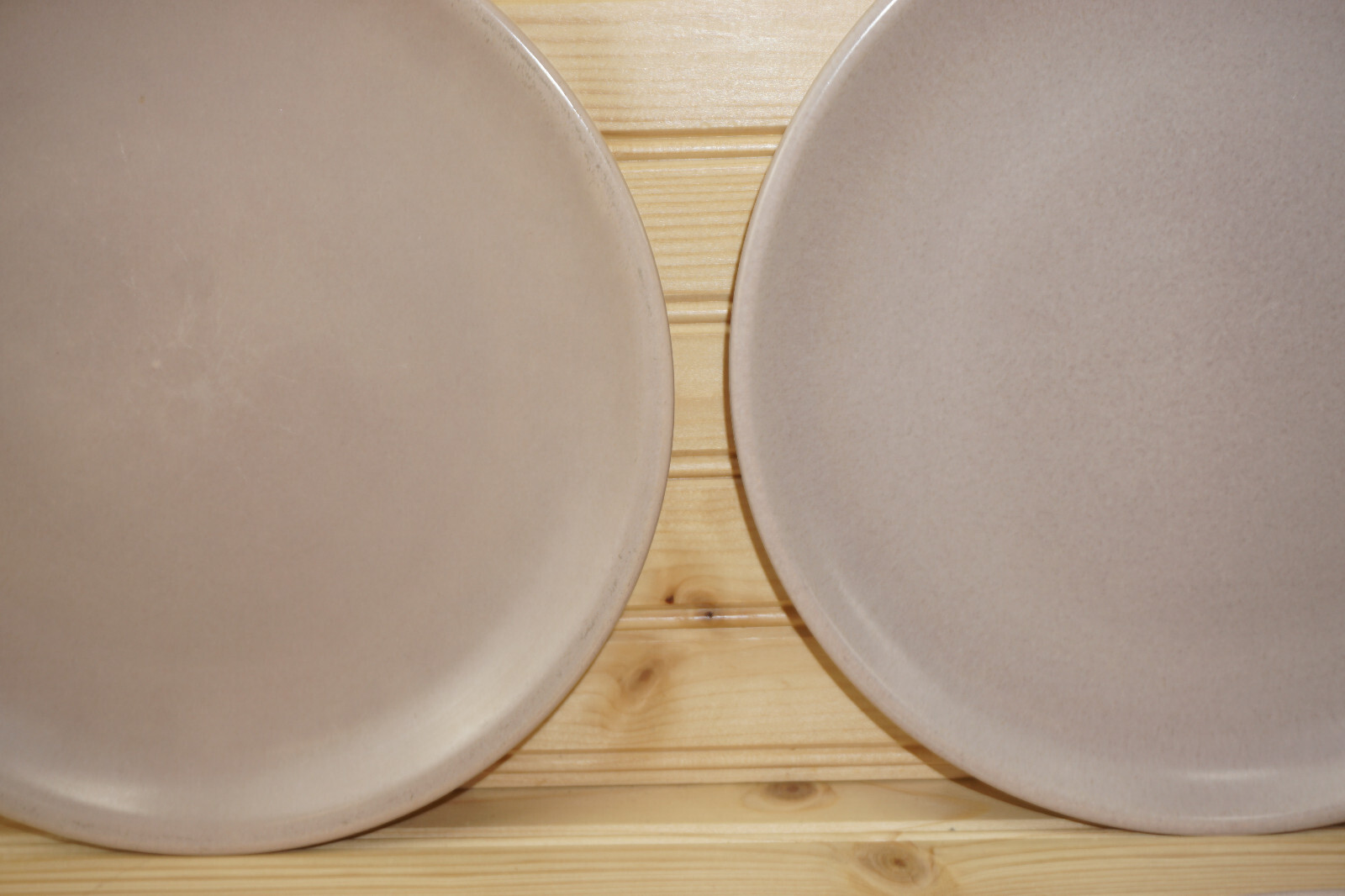 La Solana Pottery Pink / Mauve (4) Dinner Plates, 10″ (S41)