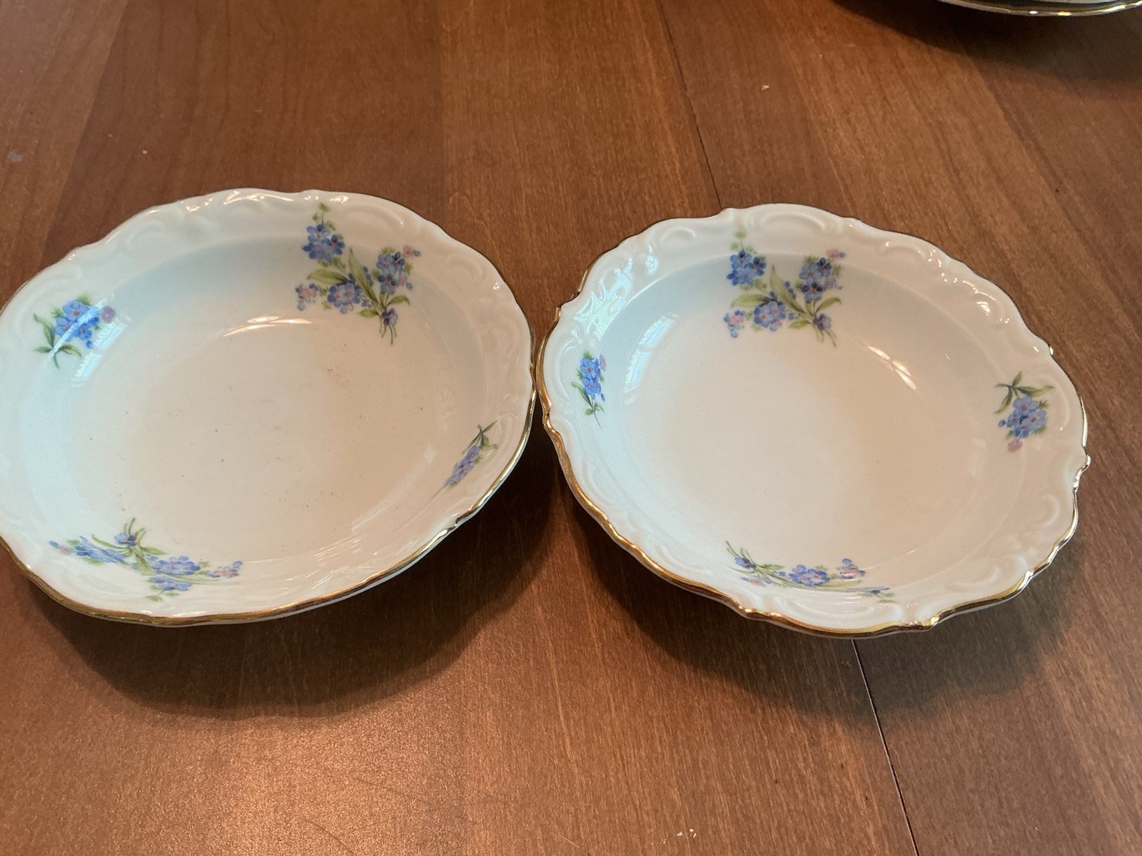 Two Winterling Barvarin China Desert bowls 5 1/2 inches
