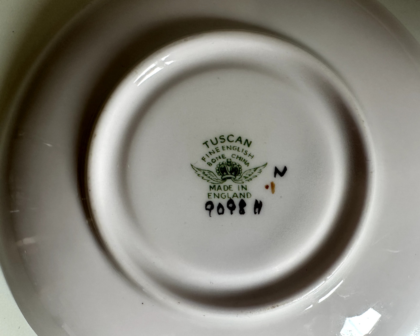 Vintage Tuscan Fine English Bone China Saucers Light Pink One Only