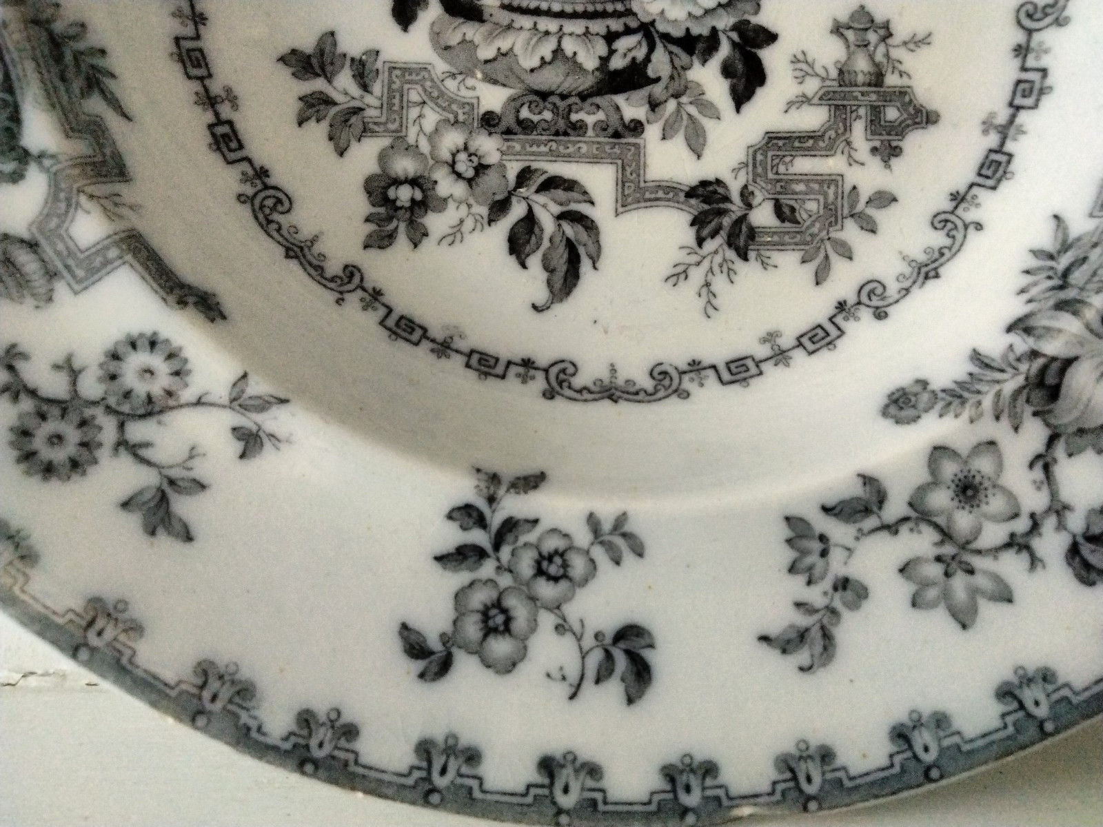 Antique R & M Nankin Jar Blue/White Bowl Floral Pattern 1800s 10.3” England