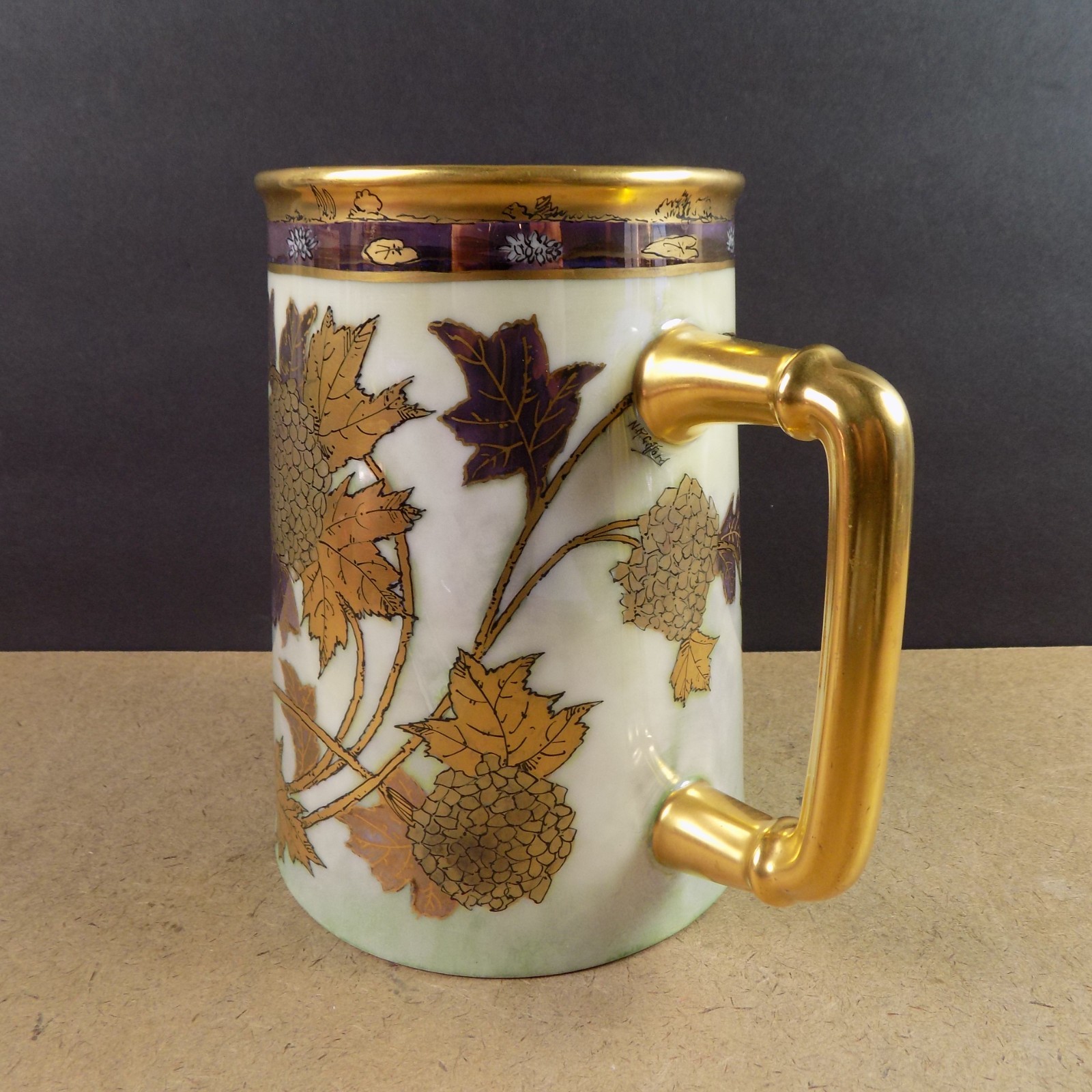 Pickard Limoges Porcelain Pitcher Hand Painted Signed N.R. Gifford VGC