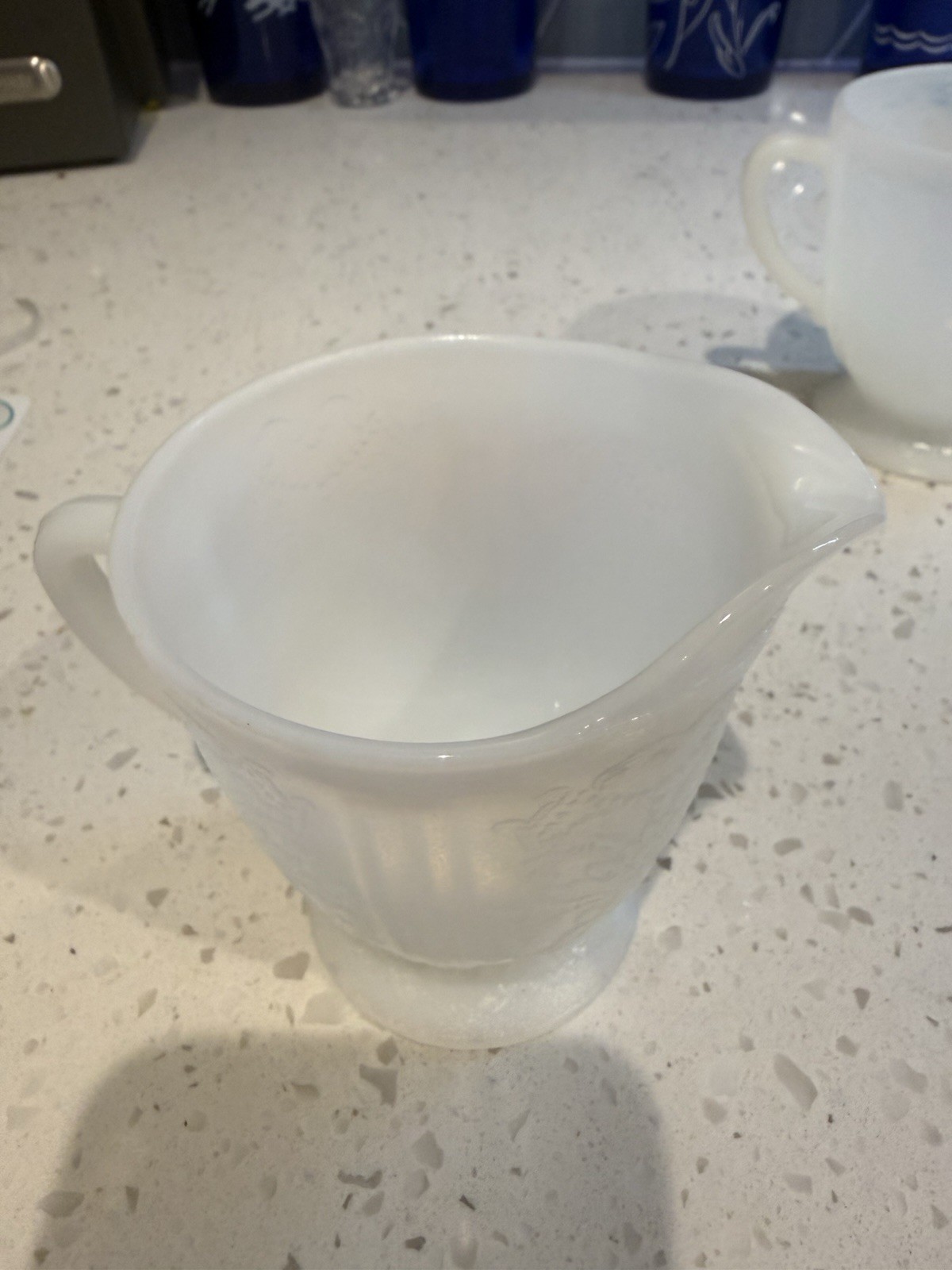 Macbeth Evans American Sweetheart Monax Creamer And Sugar Set Depression Glass