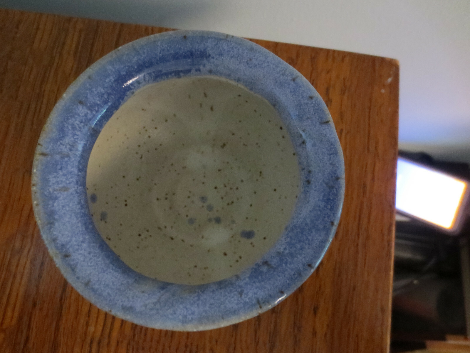 SMALL SEAGROVE NORTH CAROLINA KINGS POTTERY 1995 CONDIMENT TRINKET BOWL SIGNED