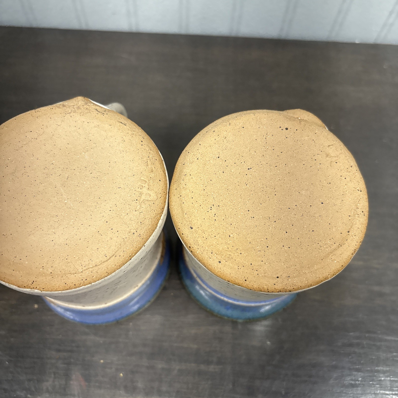 Vintage The Annapolis Pottery 1694 Maryland 15oz Mug Stamped Set Of 2