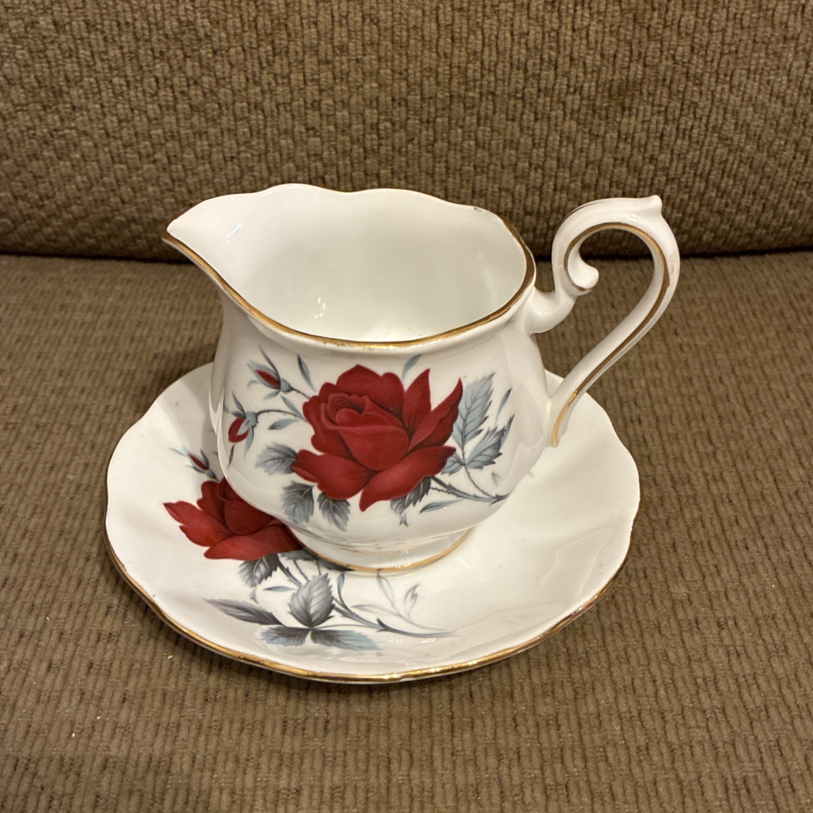 Royal Albert Creamer and Saucer Sweet Romance England