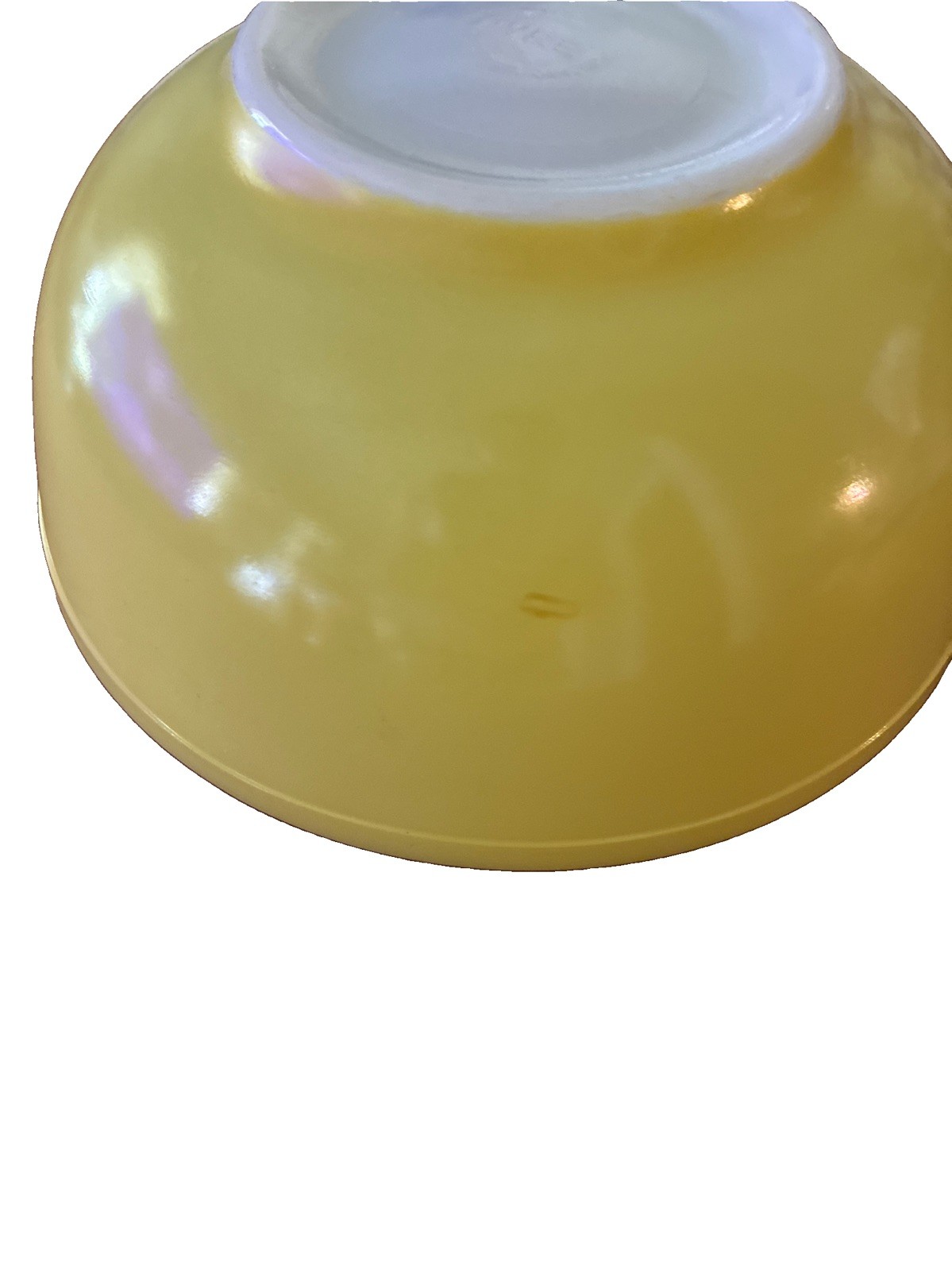 Pyrex 10-inch Yellow Nesting Mixing Bowl 4Qt 404 Large Primary Bowl Vintage MCM