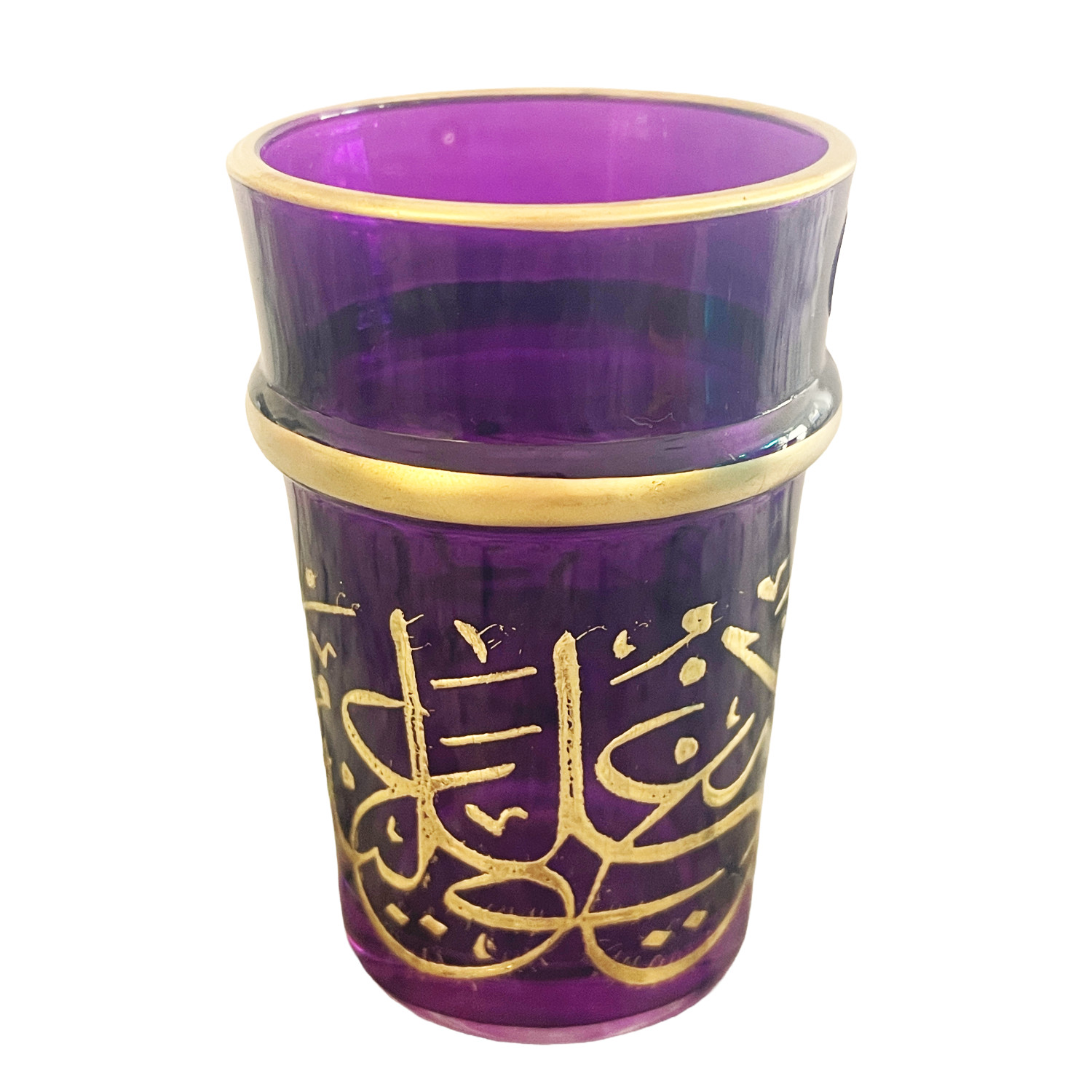 Moroccan Tea Glasses Espresso Shot Glass Handmade Turkish 6-pack Multi-Colored