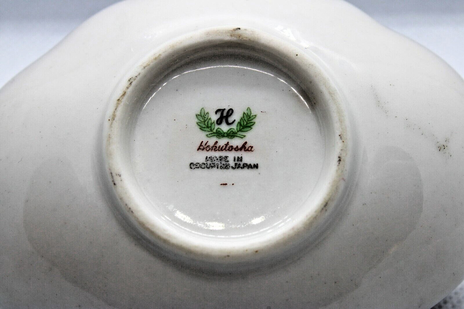 Hokutosha Fine China Tea Cup & Saucer Hand Decorated Made in Occupied Japan