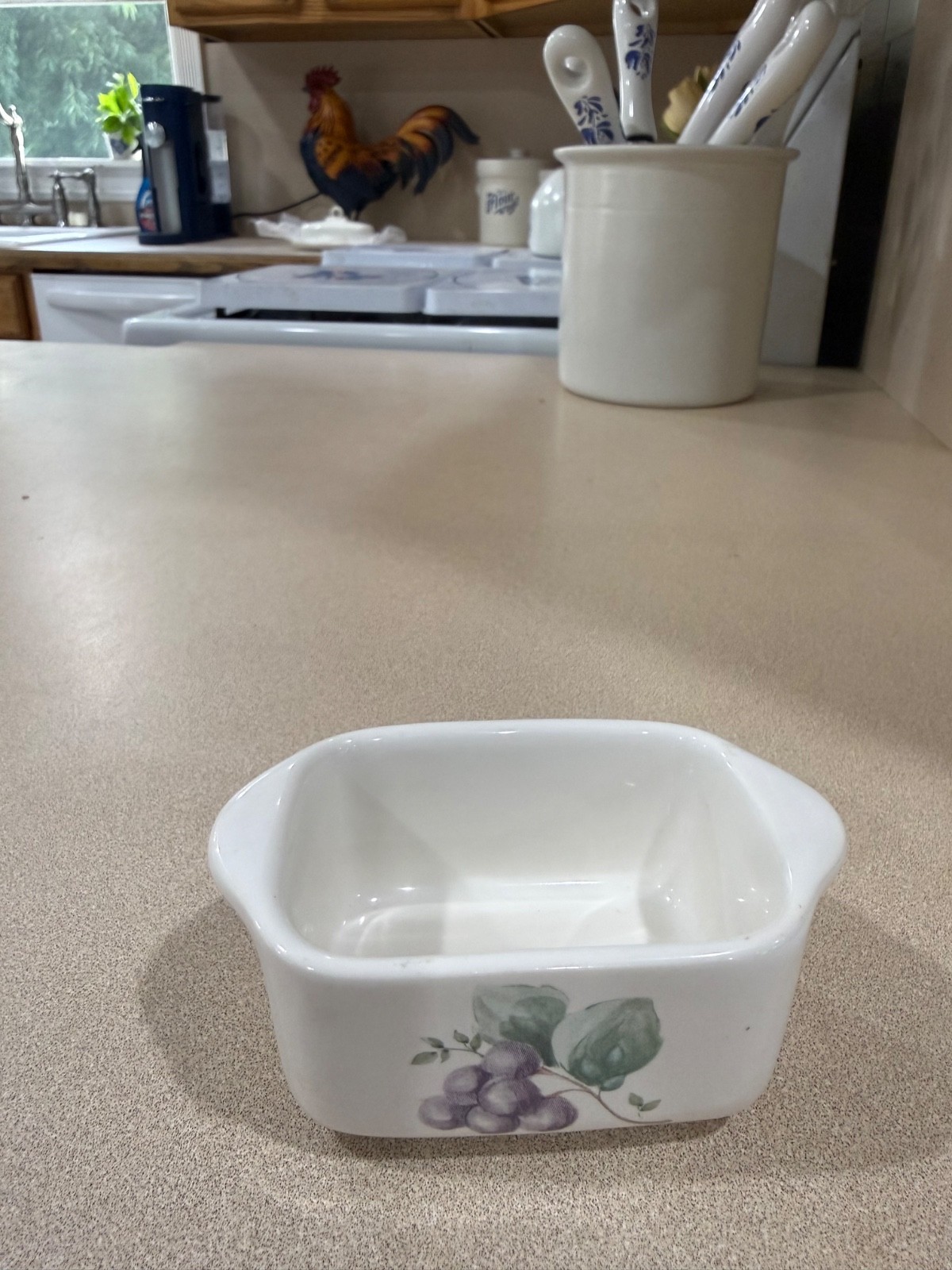 PFALTZGRAFF Grapevine SUGAR PACKET HOLDER SWEETENER USA 4”x2.5” EUC