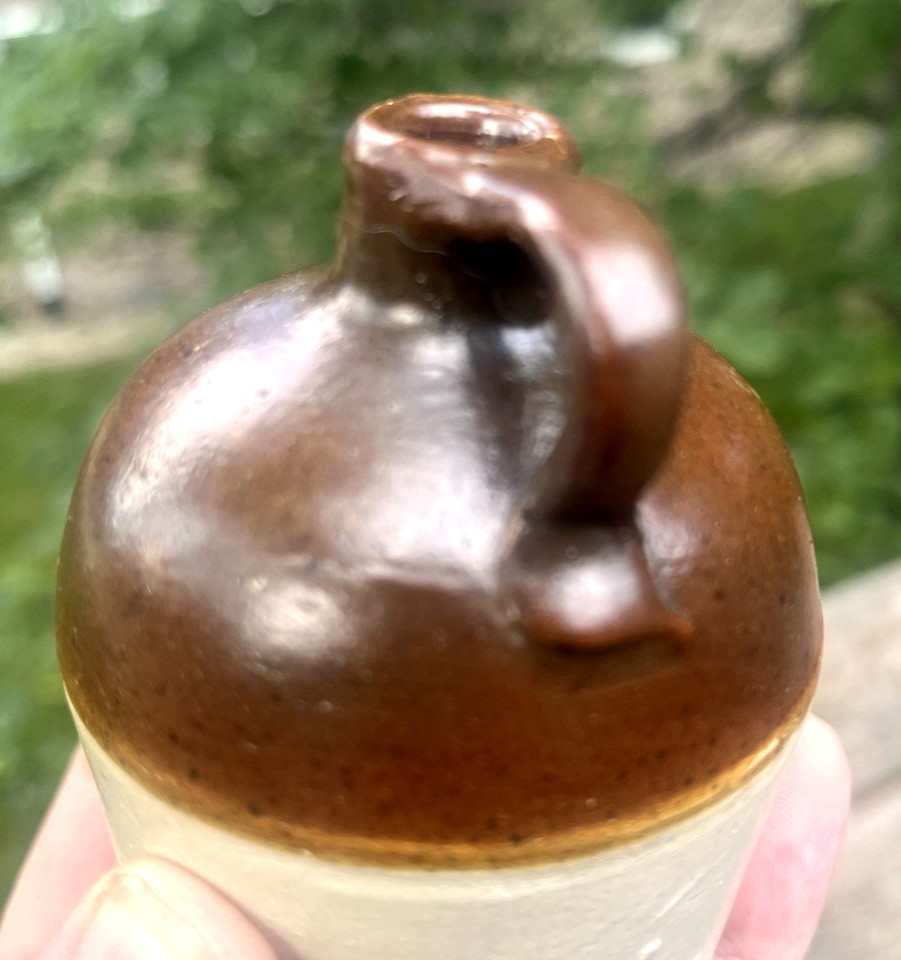 NICE 1/4 PINT MINI JUG MINNESOTA STONEWARE CO. RED WING, MN 1905 ERA CLEAN L@@K
