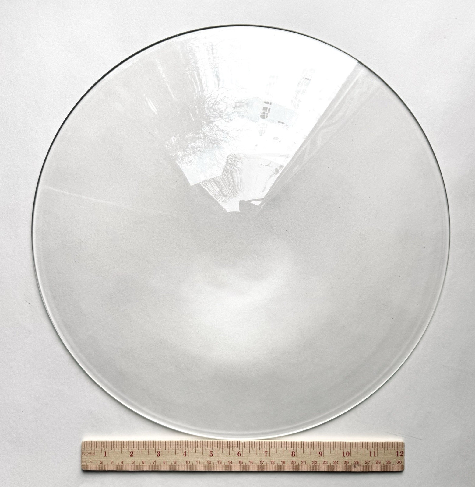Huge Vintage Steuben Glass Minimalist Centerpiece Bowl 15.5 In. Rare Design MCM