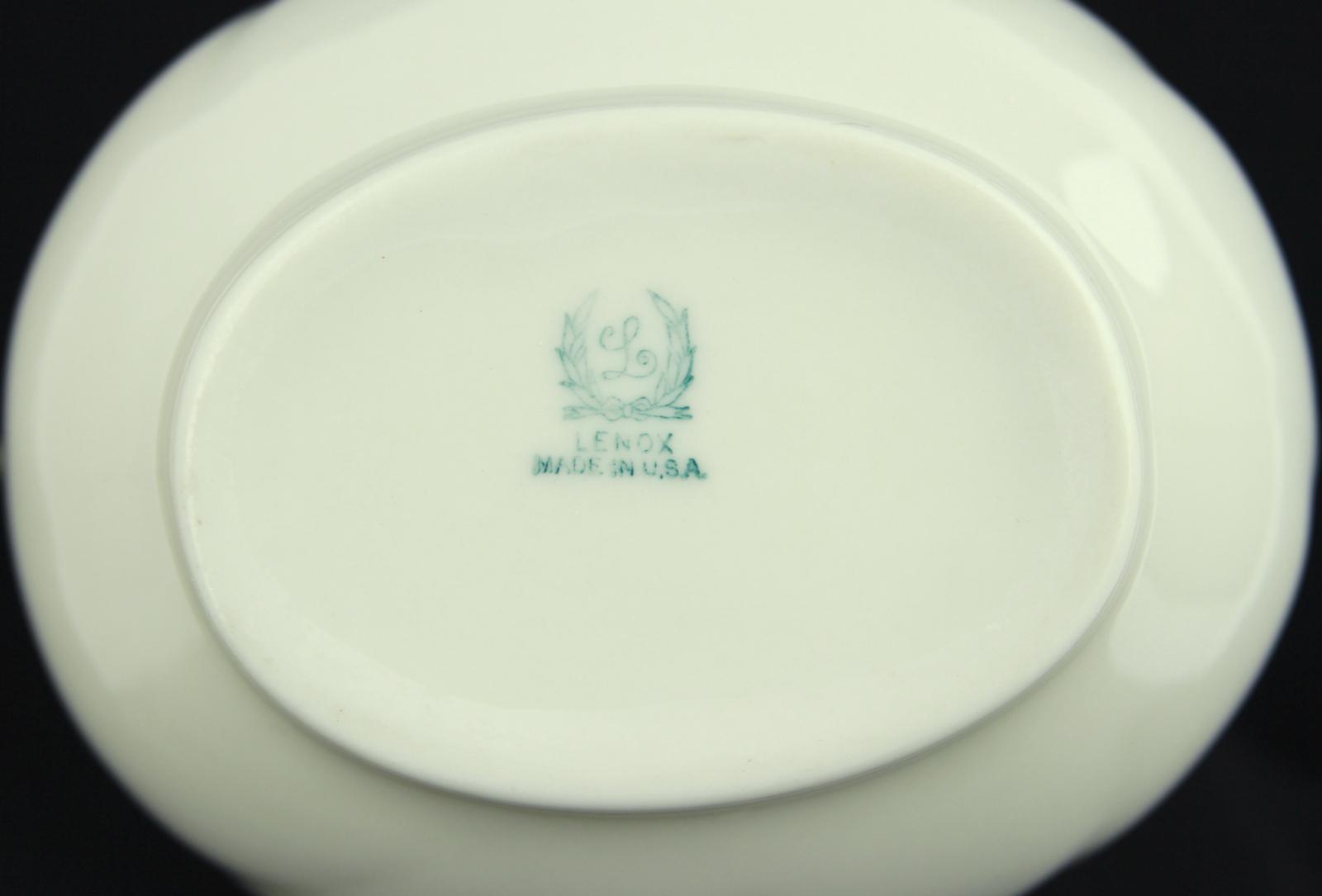 Lenox White Ivory Colonial Collection Serving Pitcher Or Jug Blue Stamp Made USA