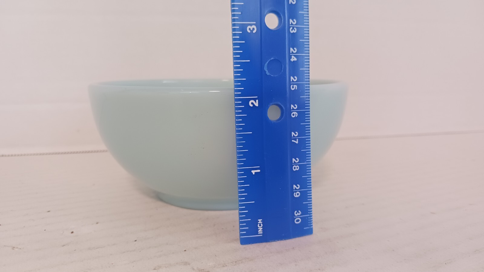 Antique Fire King Oven Ware Turquoise Blue Glass 5″ Cereal Bowl FREE SHIPPING