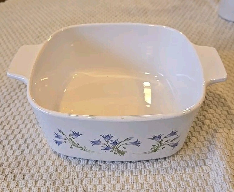 Corning Ware BLUE DUSK Square Casserole Dish (A-1 1/2-B) 1.5 Liter Vintage 90’s